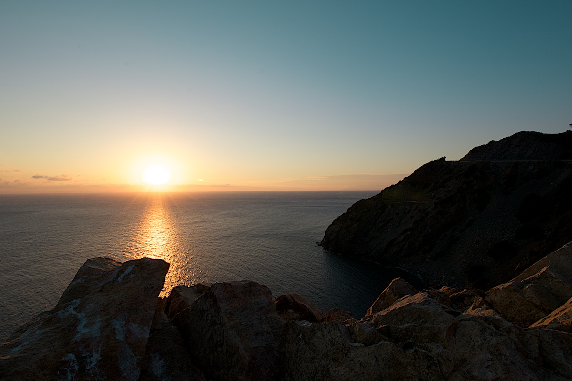 sunset from Chiessi, Elba