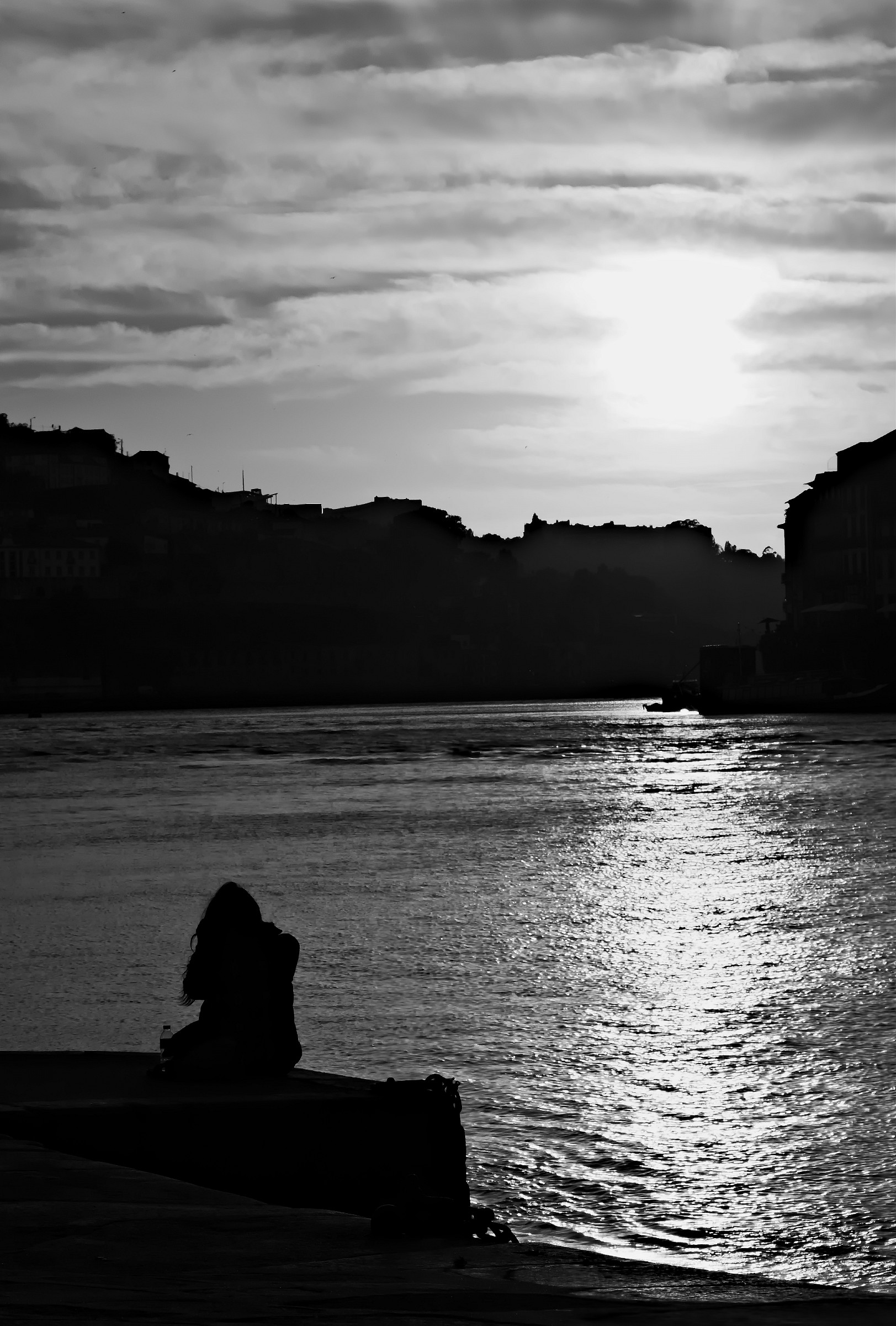 Tramonto a Porto in Solitaria