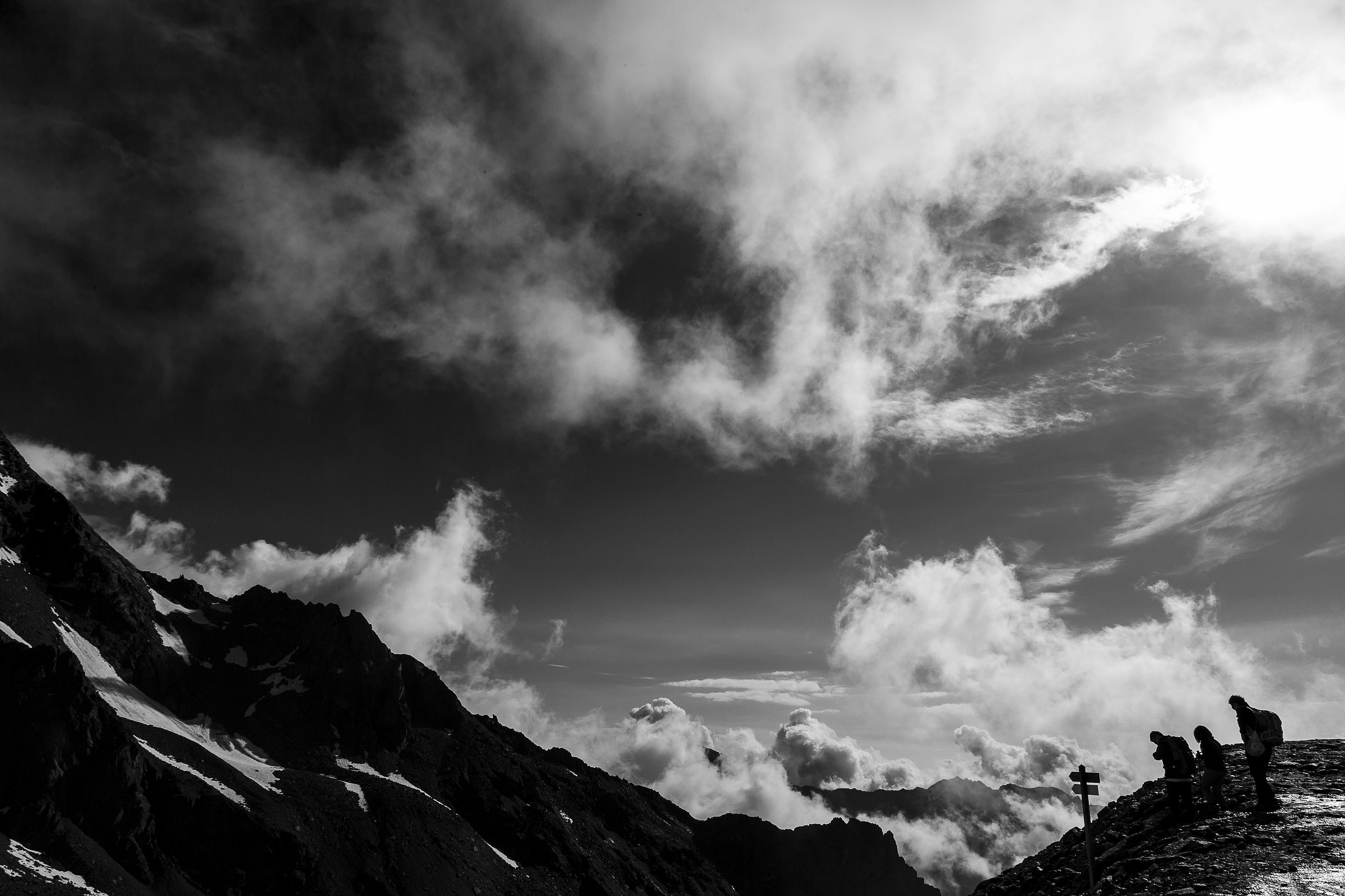 Con la tesata tra le nuvole