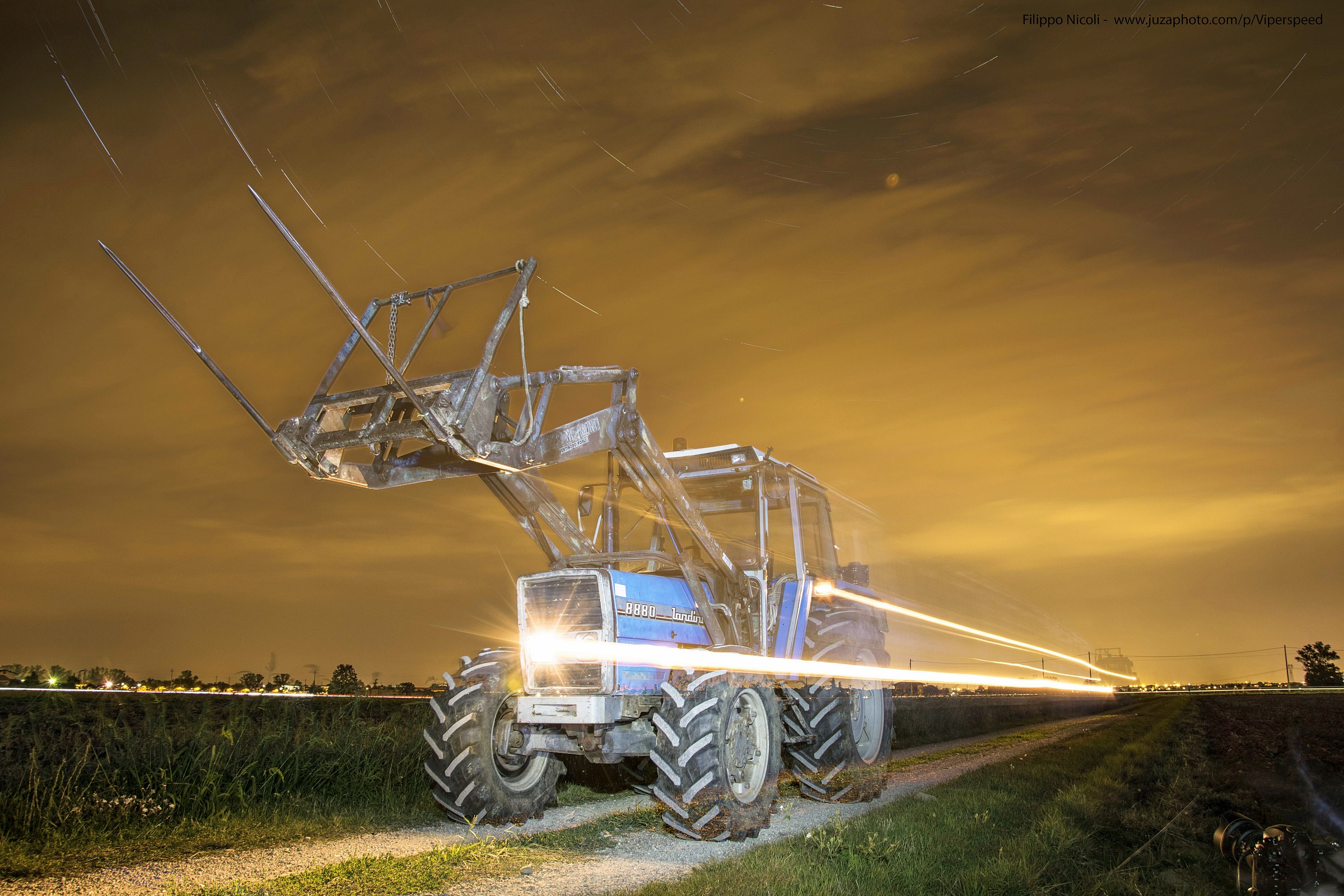 Tractor Moving Starlight