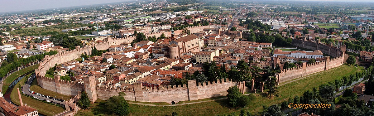 Cittadella - vista dall'elicottero