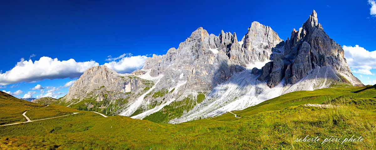 pale di san martino viste dalla baita segantini