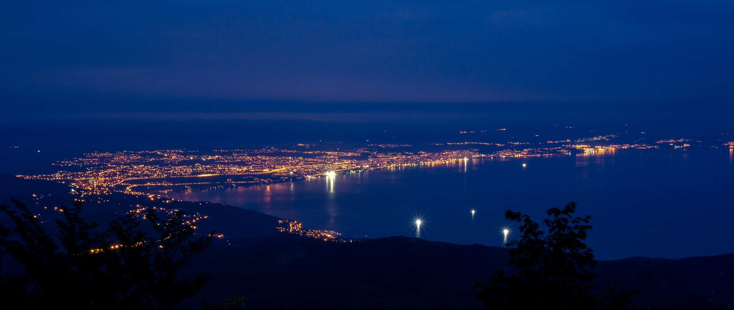 Rijeka from Ucka