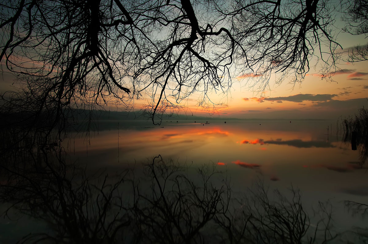 Riflessi al tramonto