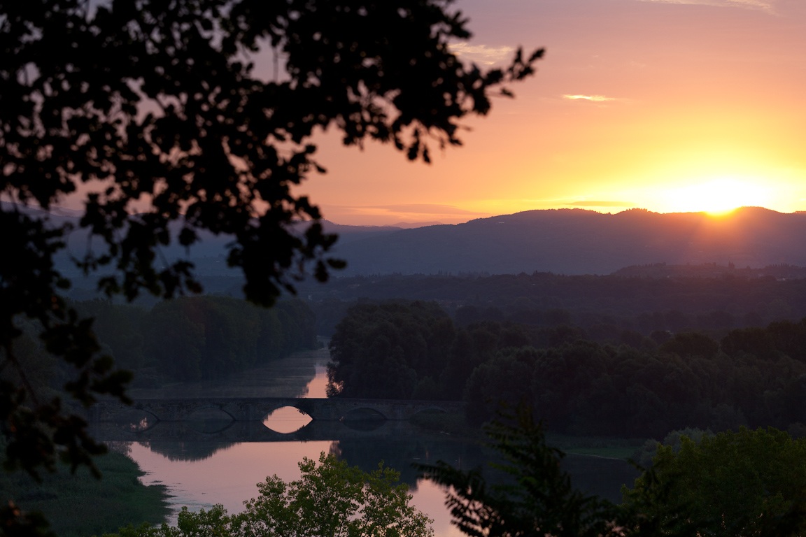 Sunrise at Ponte Buriano
