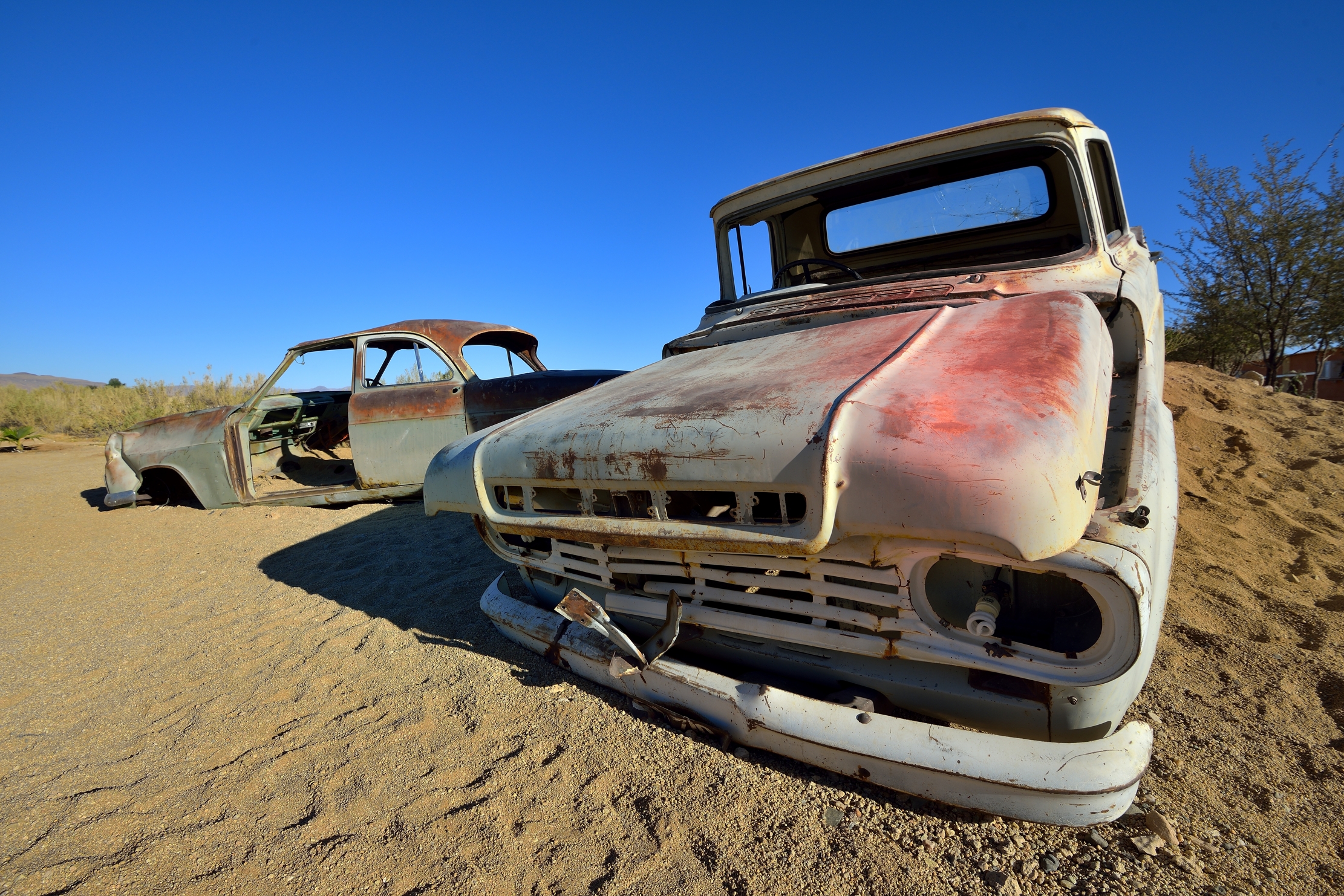Deserto del Namib - Vecchie auto abbandonate