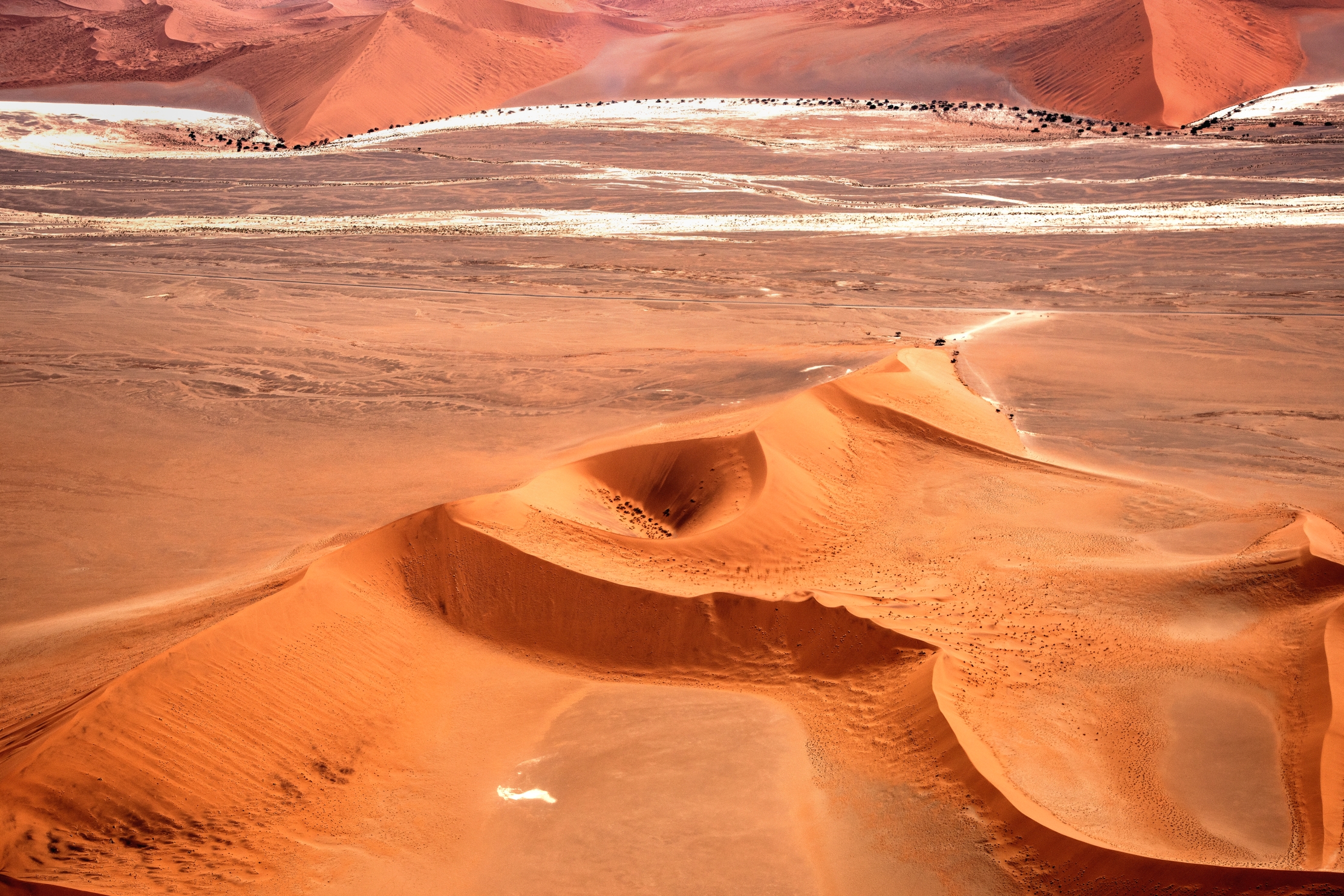 Deserto del Namib - veduta aerea