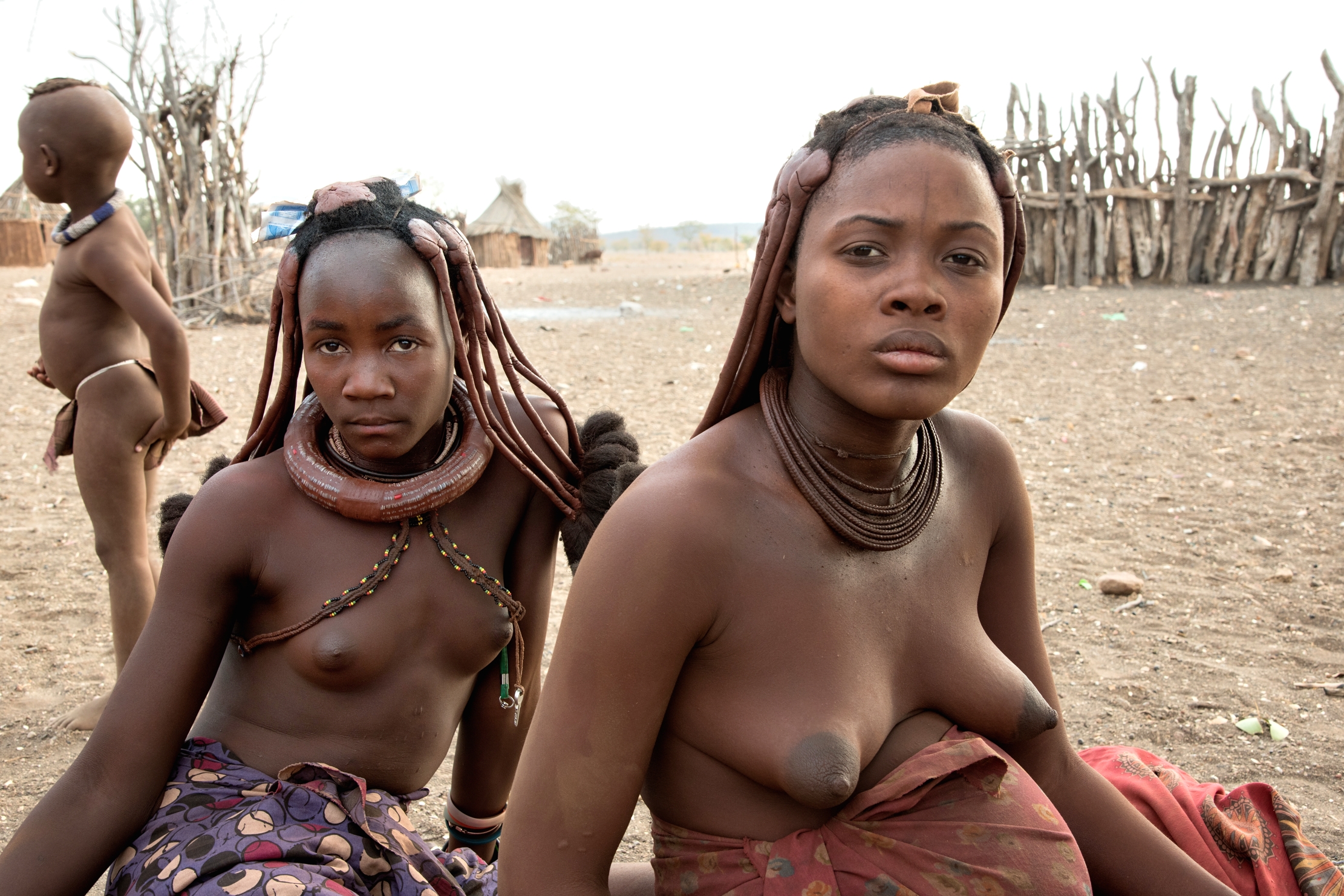 Ovamboland - Giovani donne Himba