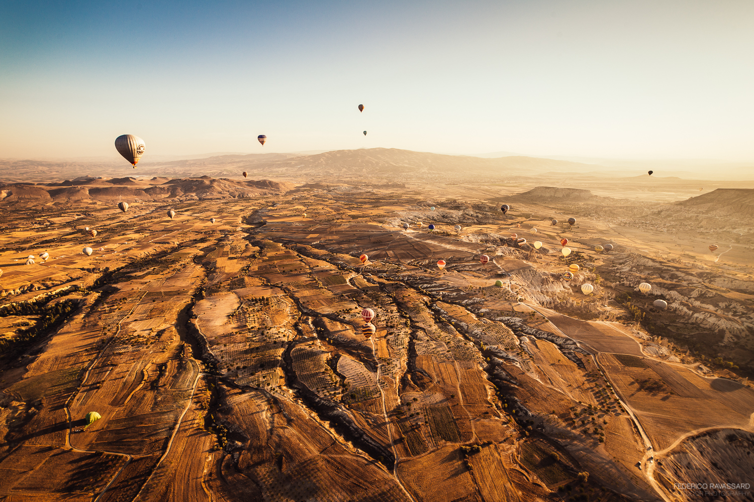 Sunrise balloon over Cappadocia