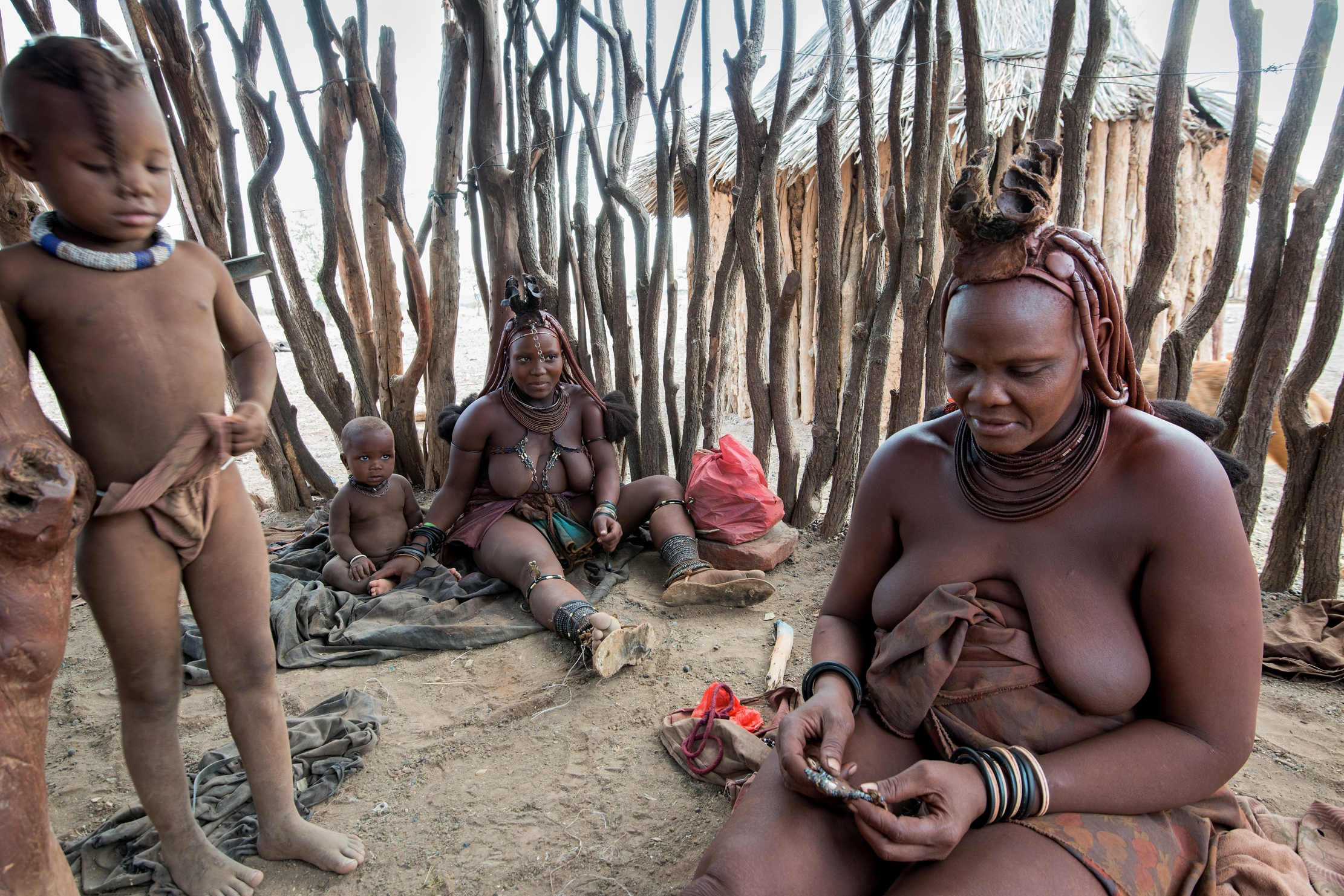 Ovamboland - Capanna Himba