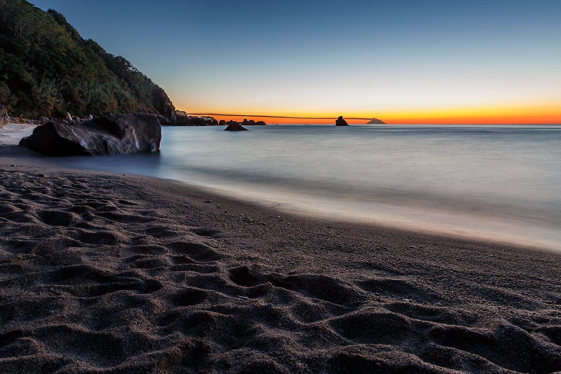 Sunset from Parghelia (Tropea)