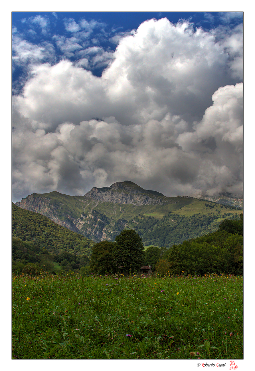 Clouds on the mountains