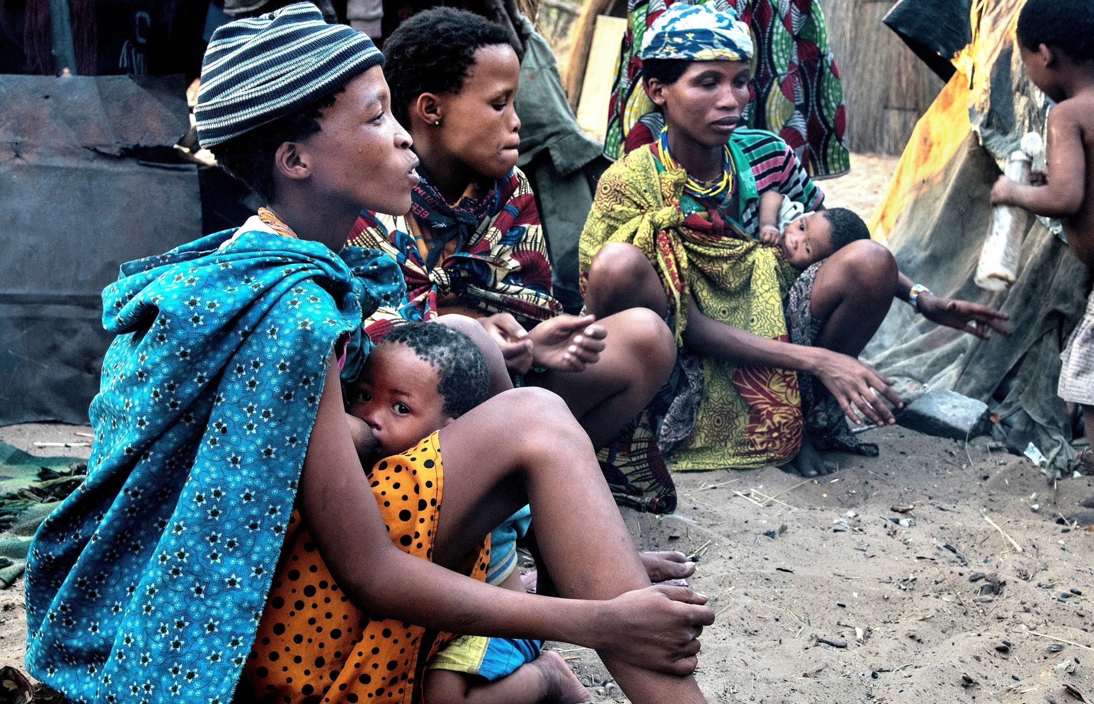 Bushmanland - Nel villaggio Boscimane