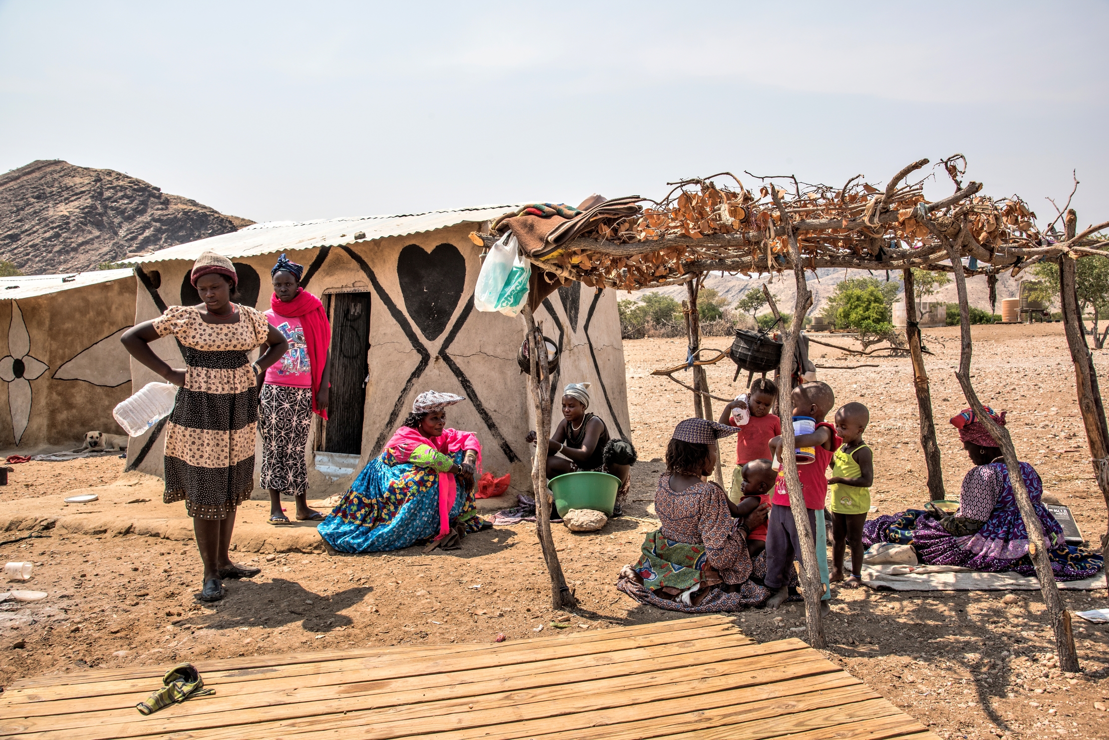 Kaokoland - Villaggio Herero