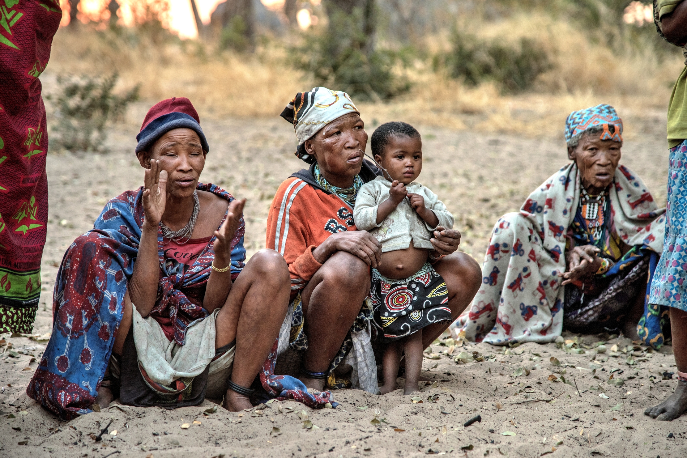Bushmanland - A sera si canta al villaggio Boscimane