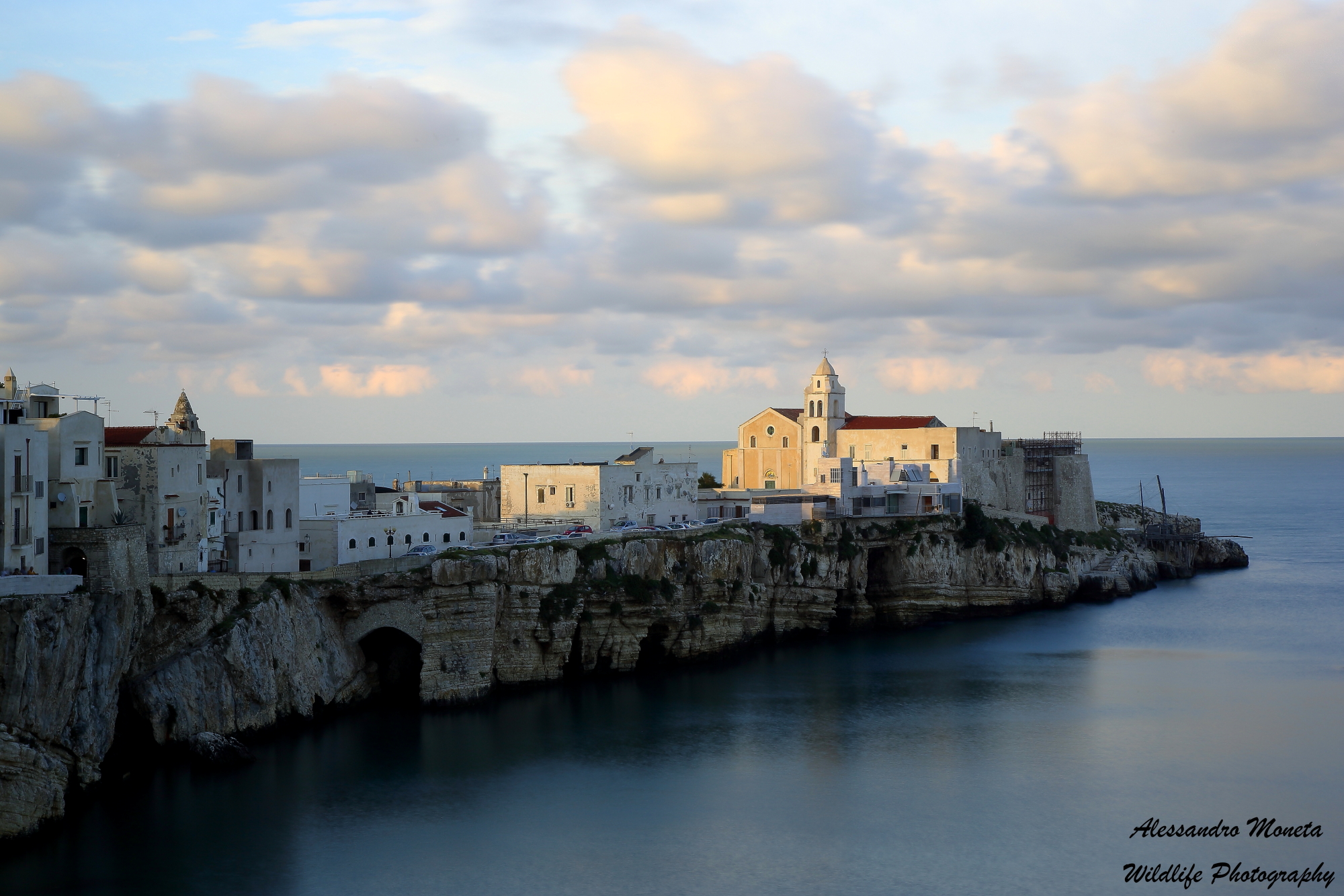 Vieste al tramonto