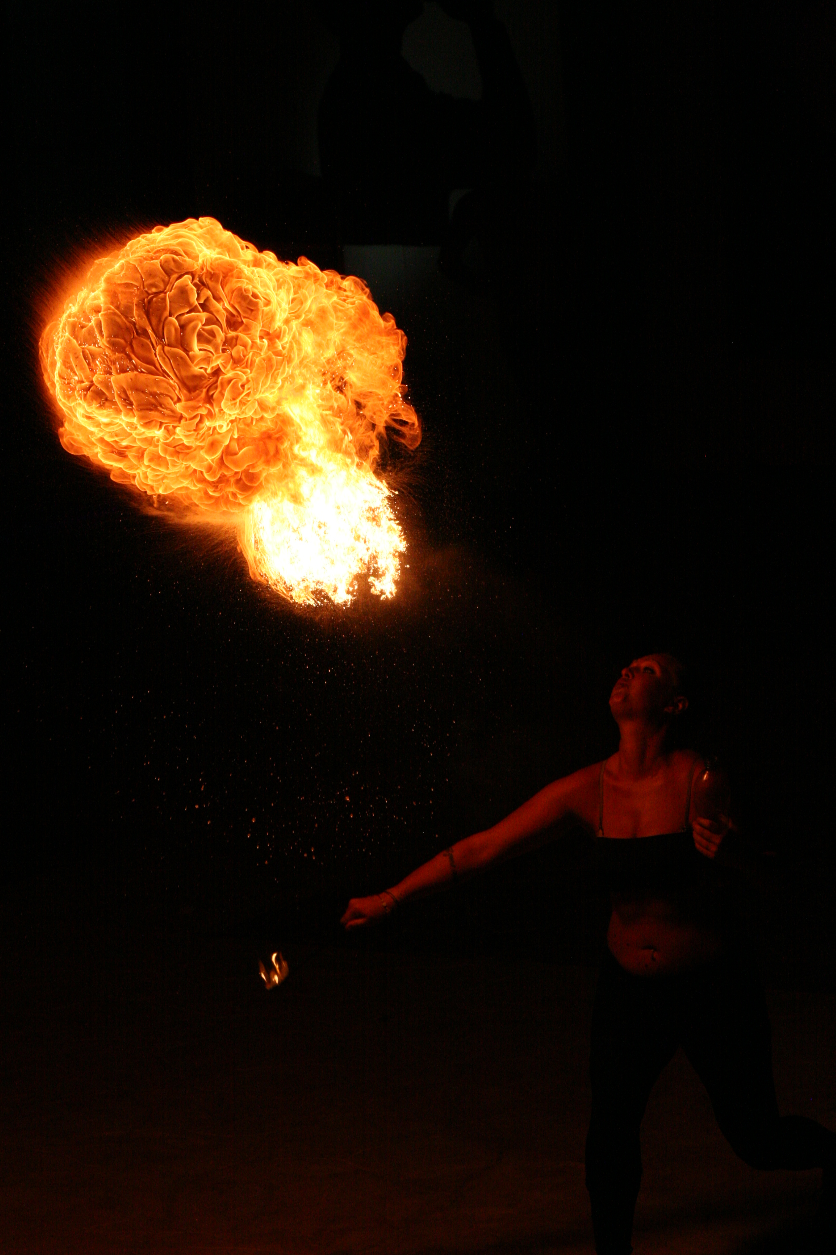 did the fire inside ...