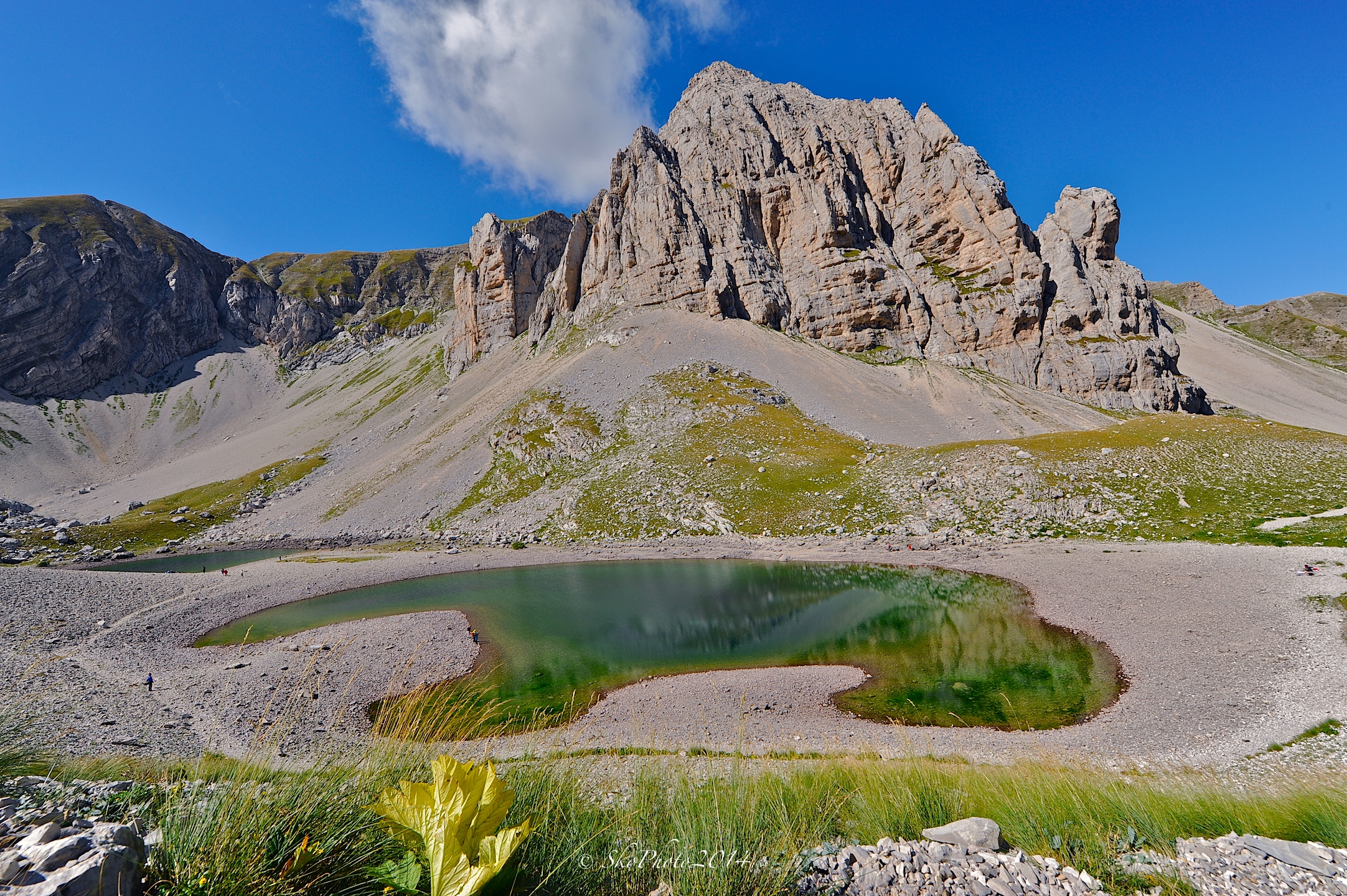 Lago di Pilato sopra Il Pizzo del Diavolo