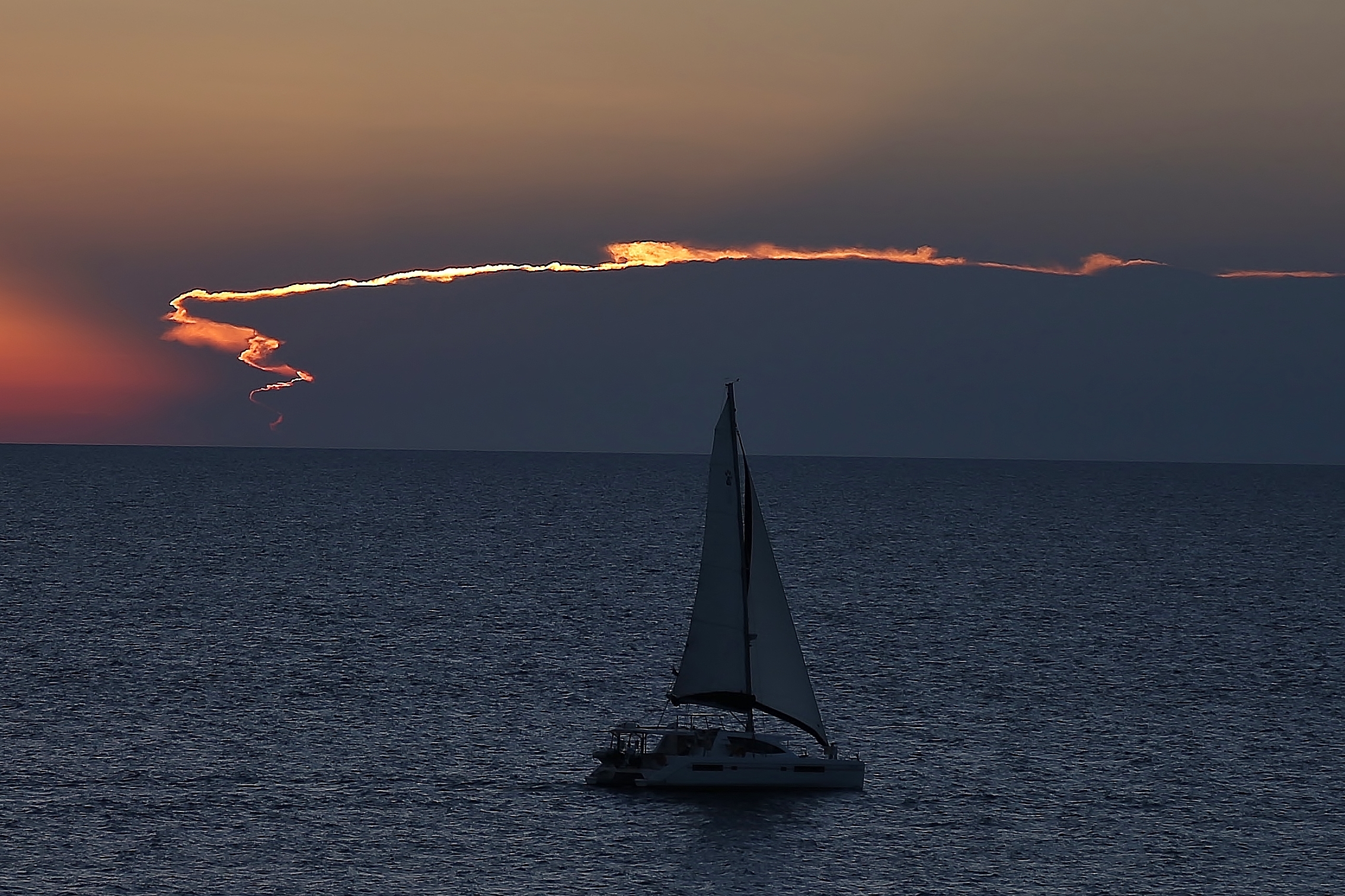 Sunset from Minorca, Spain