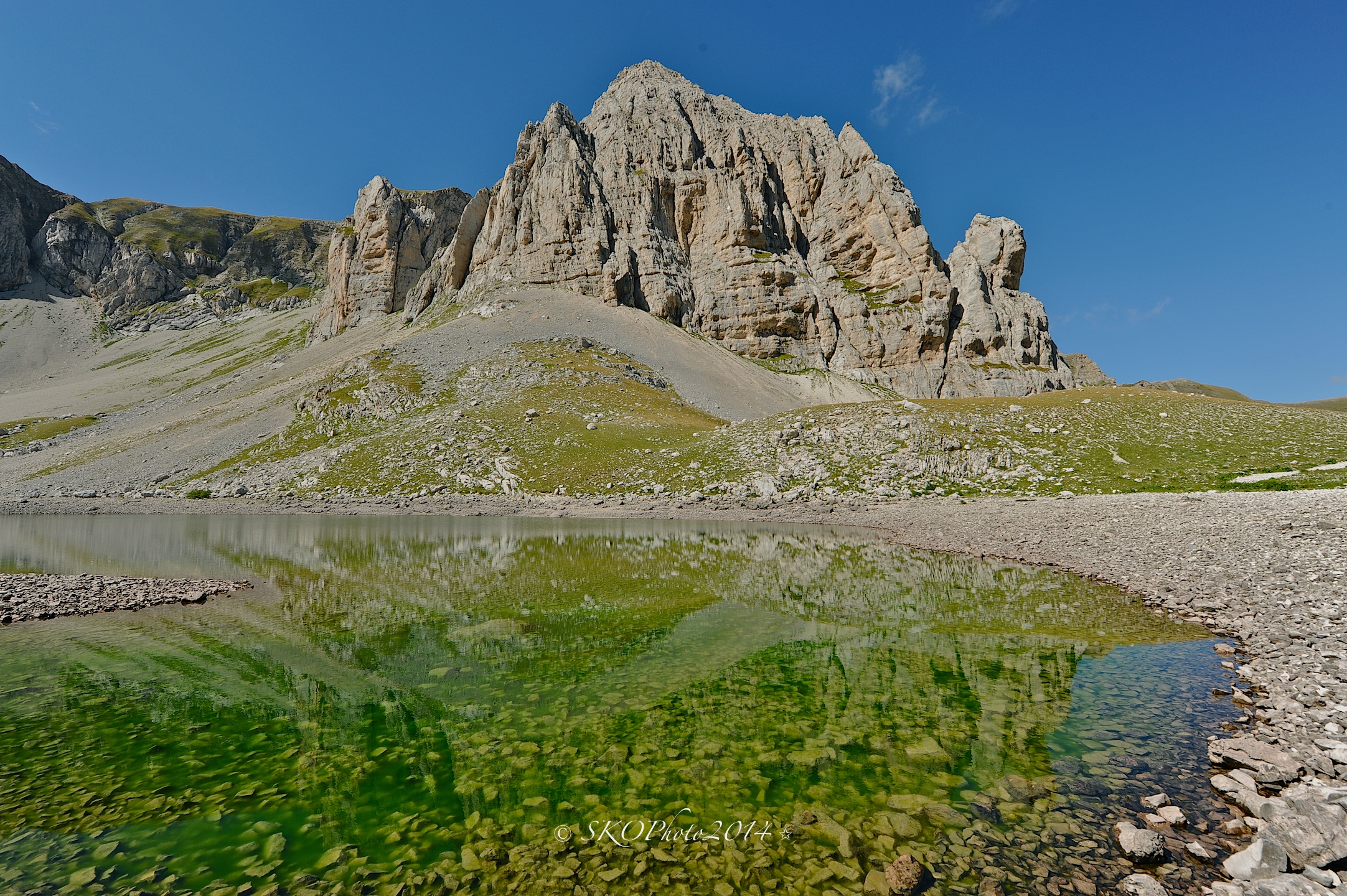 Lago di Pilato e Pizzo del Diavolo