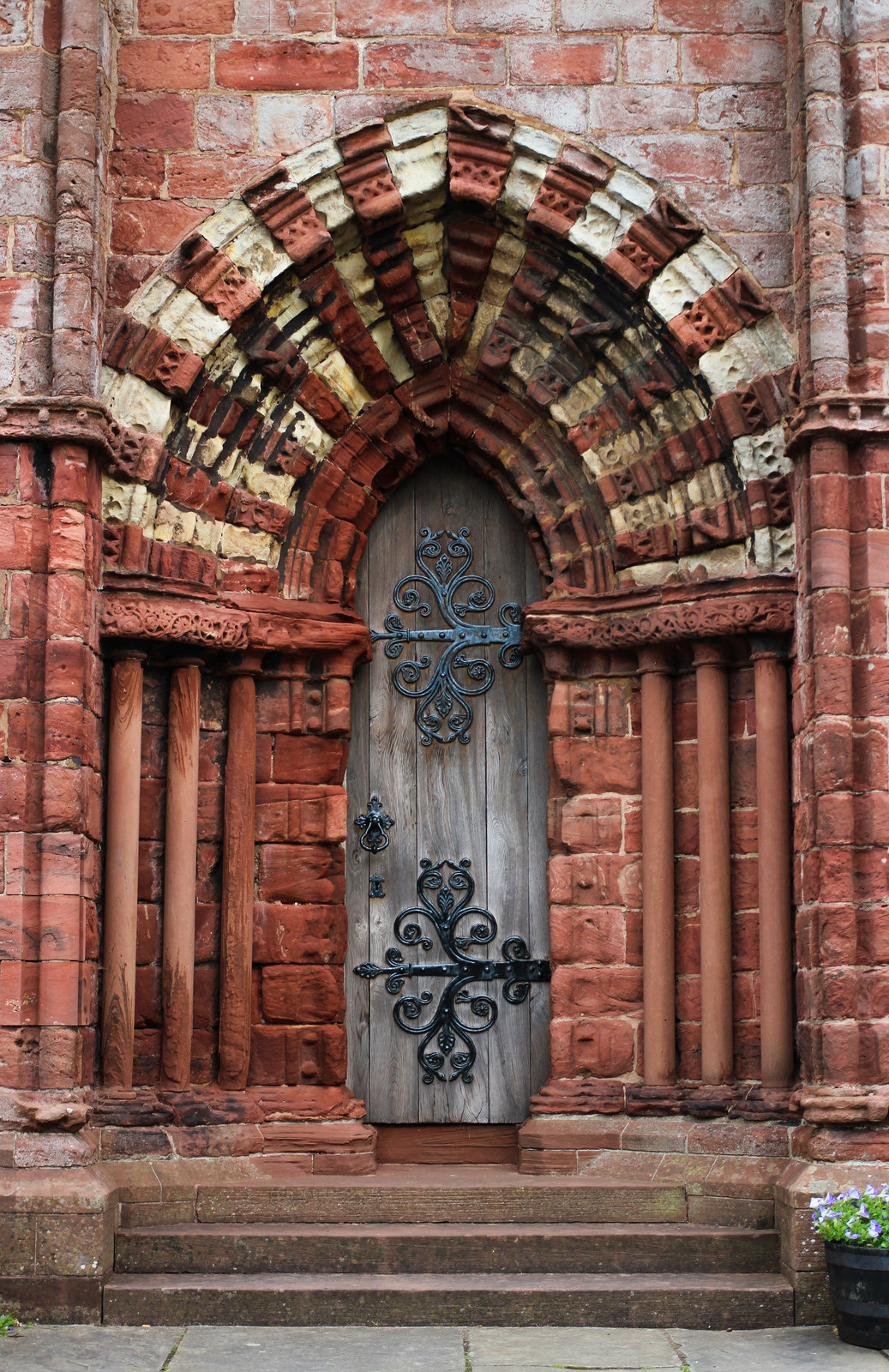 Front door of a church, Orkney Islands