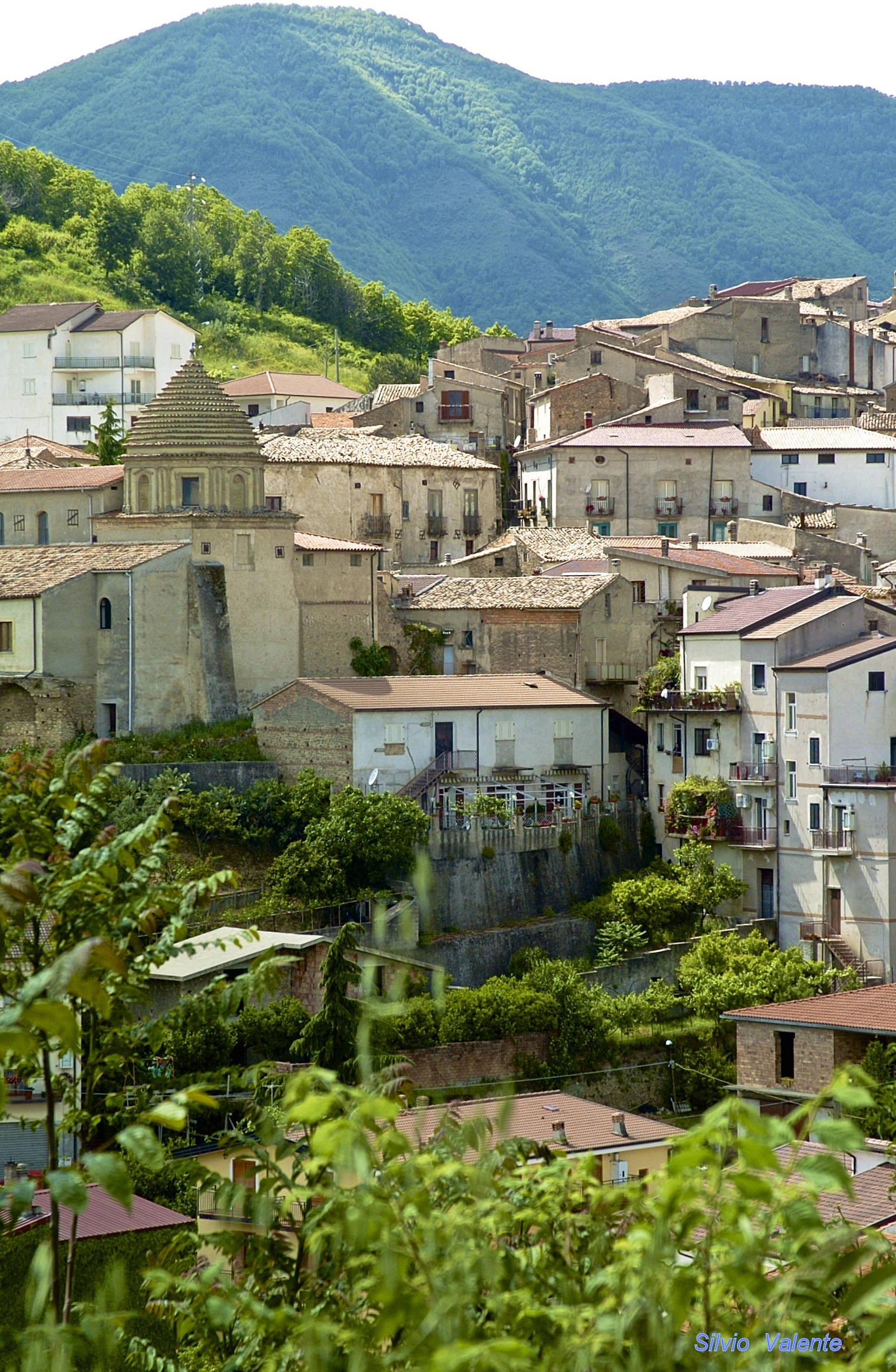 Torano Castello. Mother Church and dome Norman