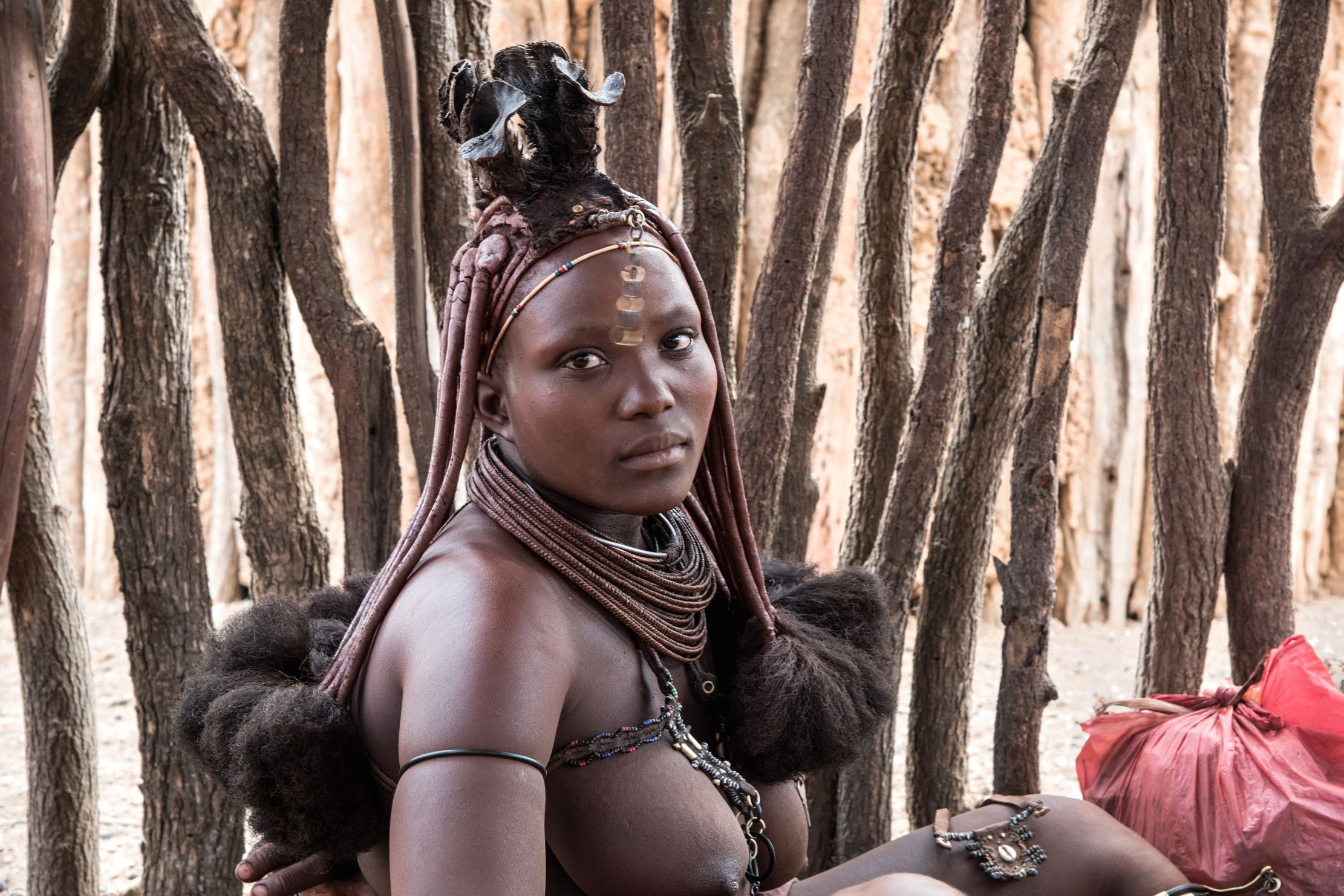 Ovamboland - Giovane donna Himba