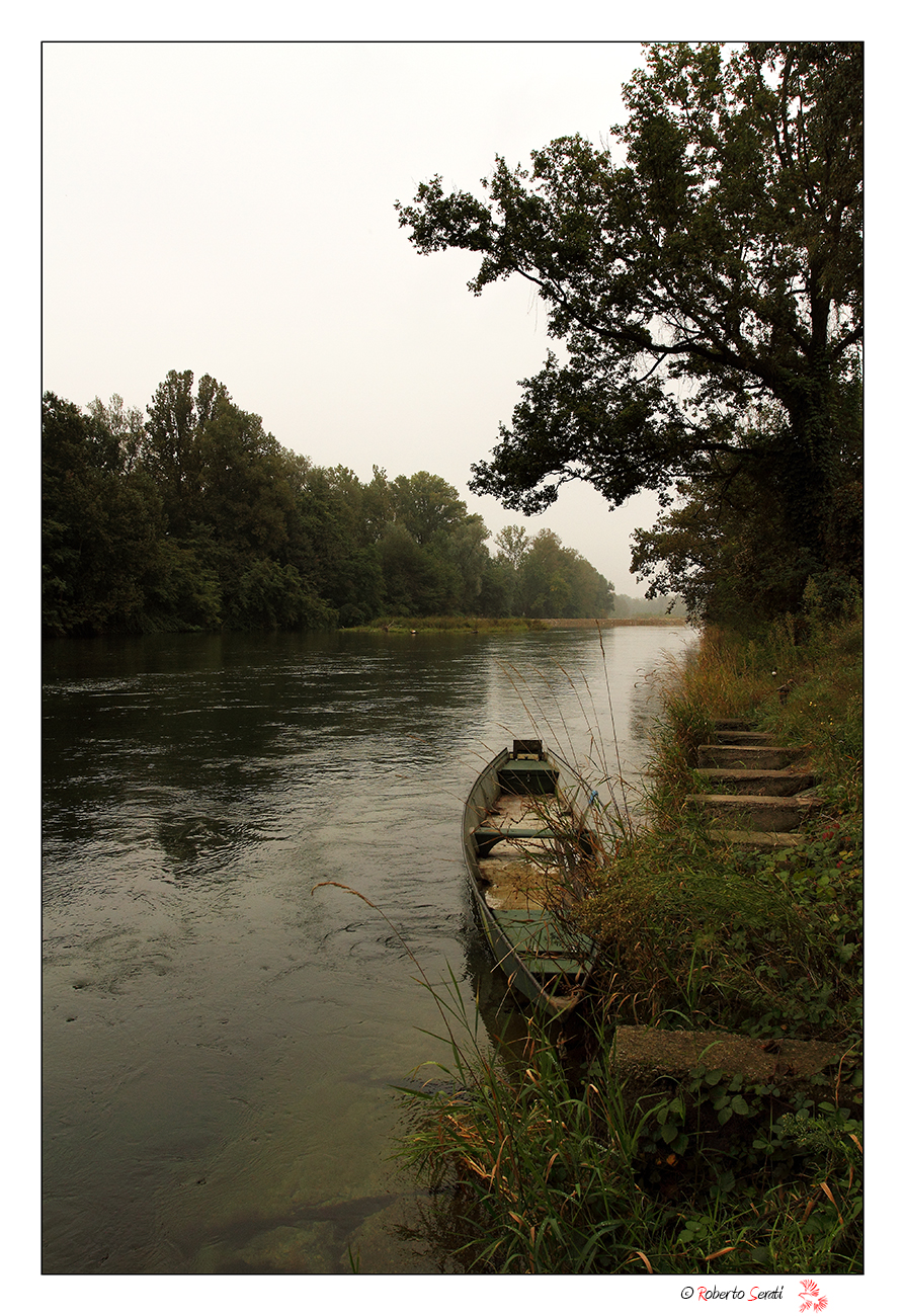 Boat on the Ticino