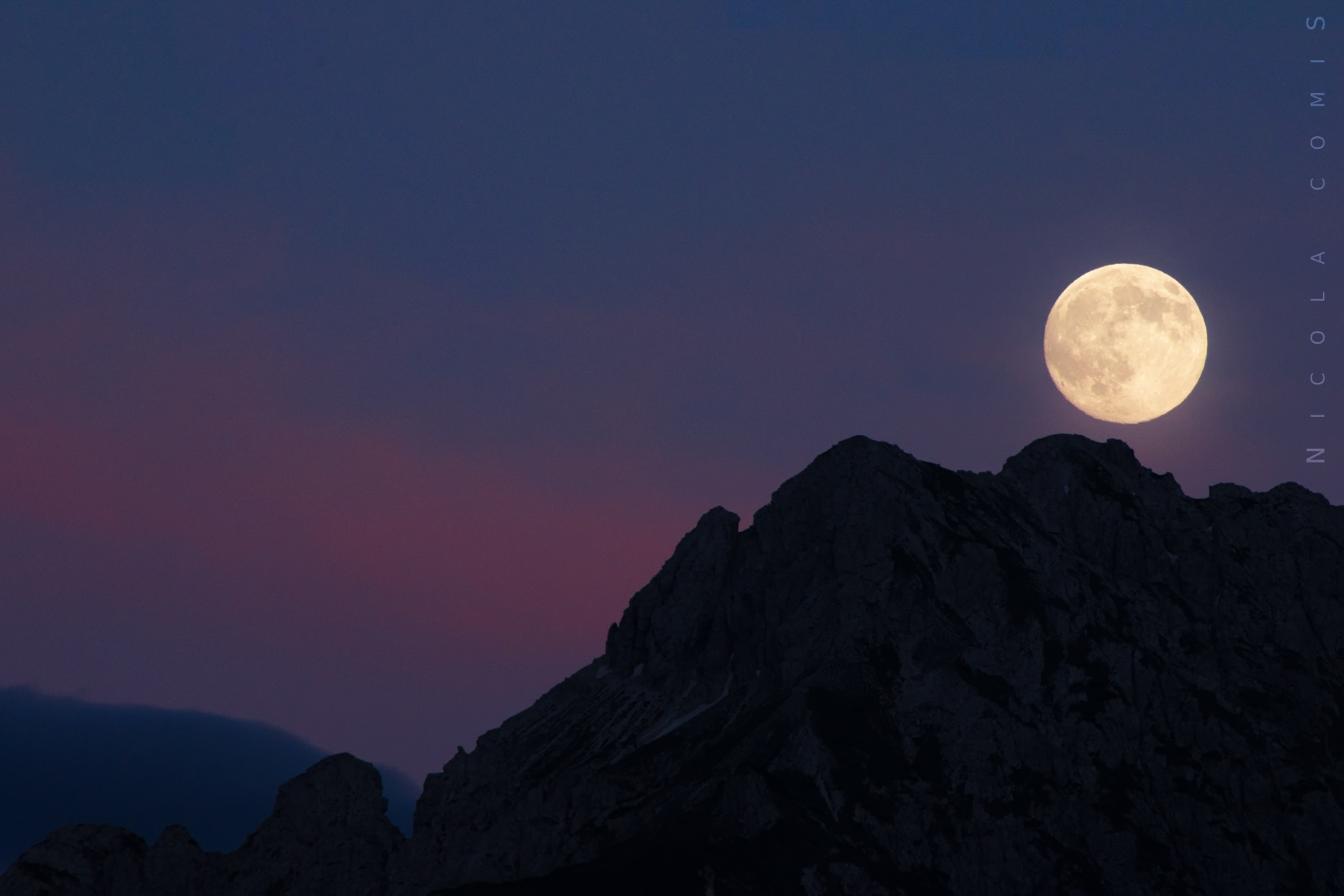 Crode Mezzodì of the full moon of July