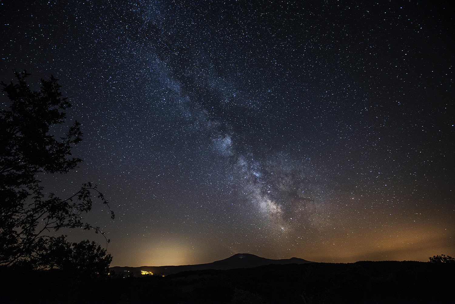 Milky Way on Mount Amiata