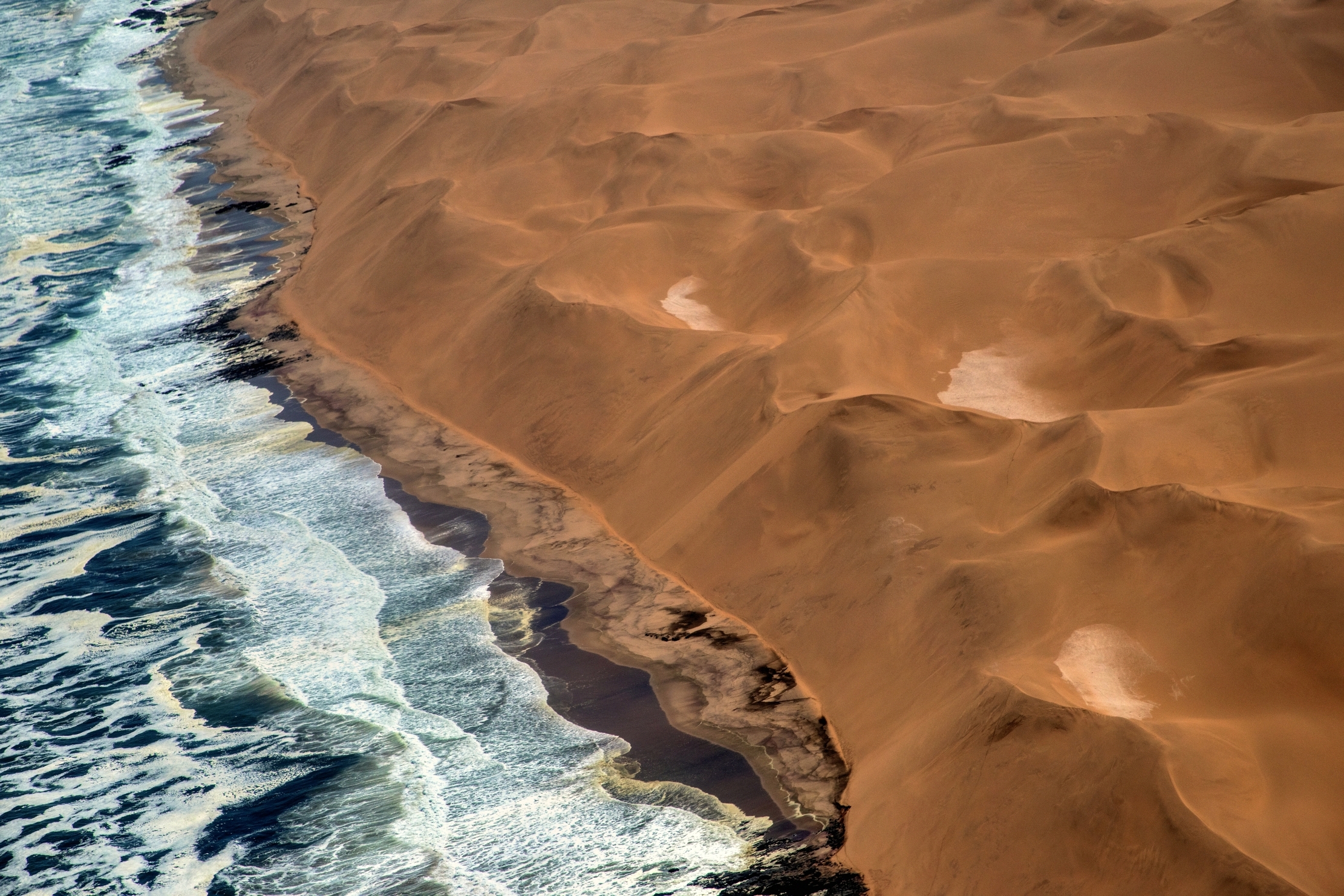 Deserto del Namib - Veduta aerea Skeleton Coast