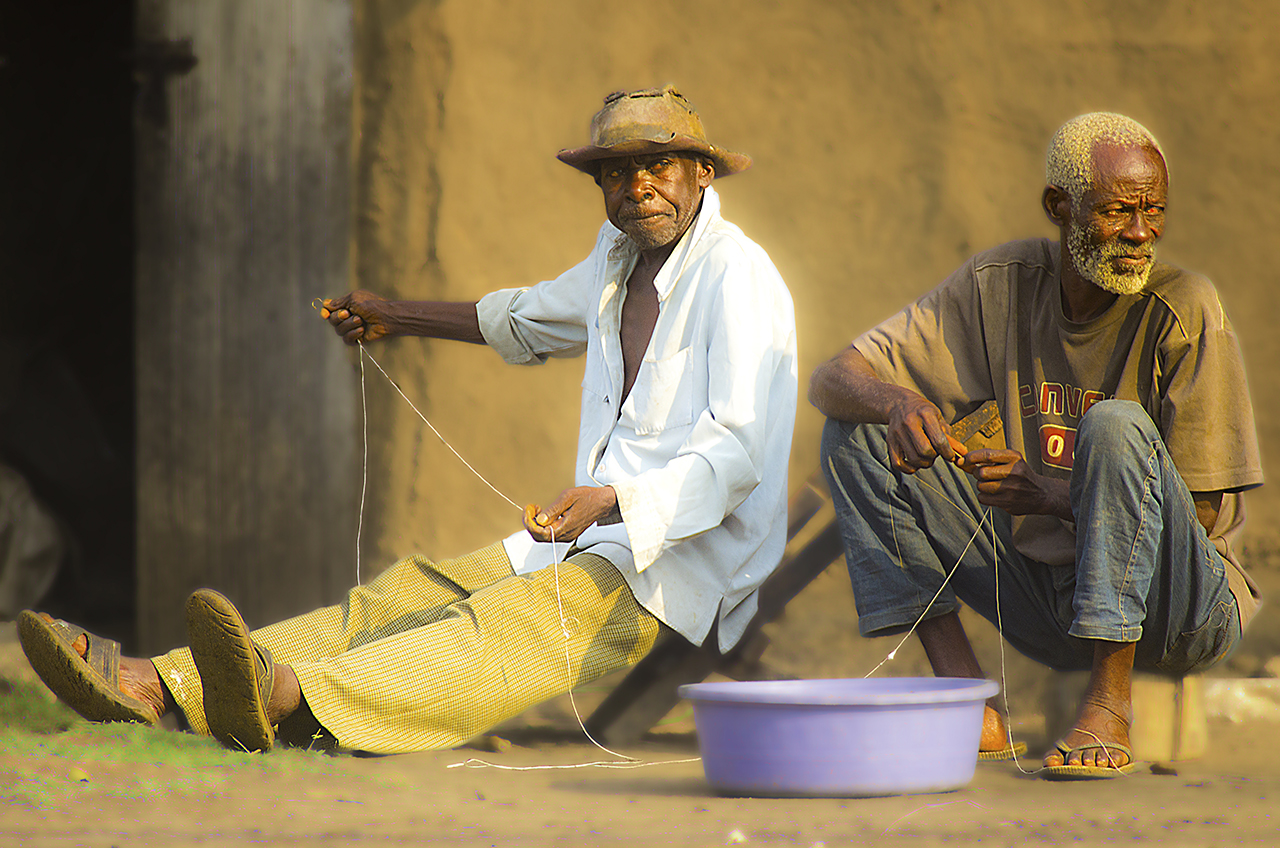 Uganda - Fishermen on Lake Victoria