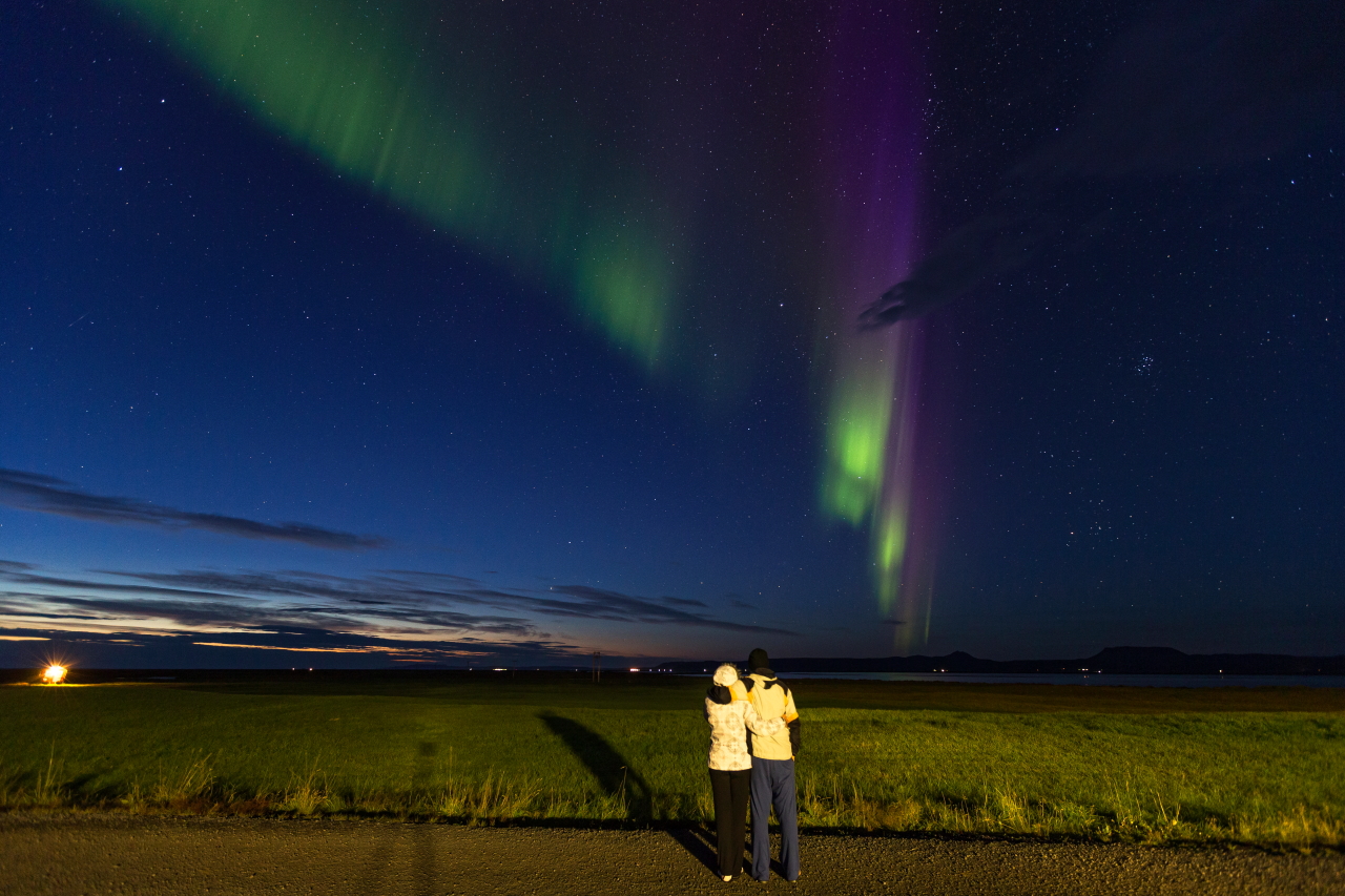 Waiting the northern light......