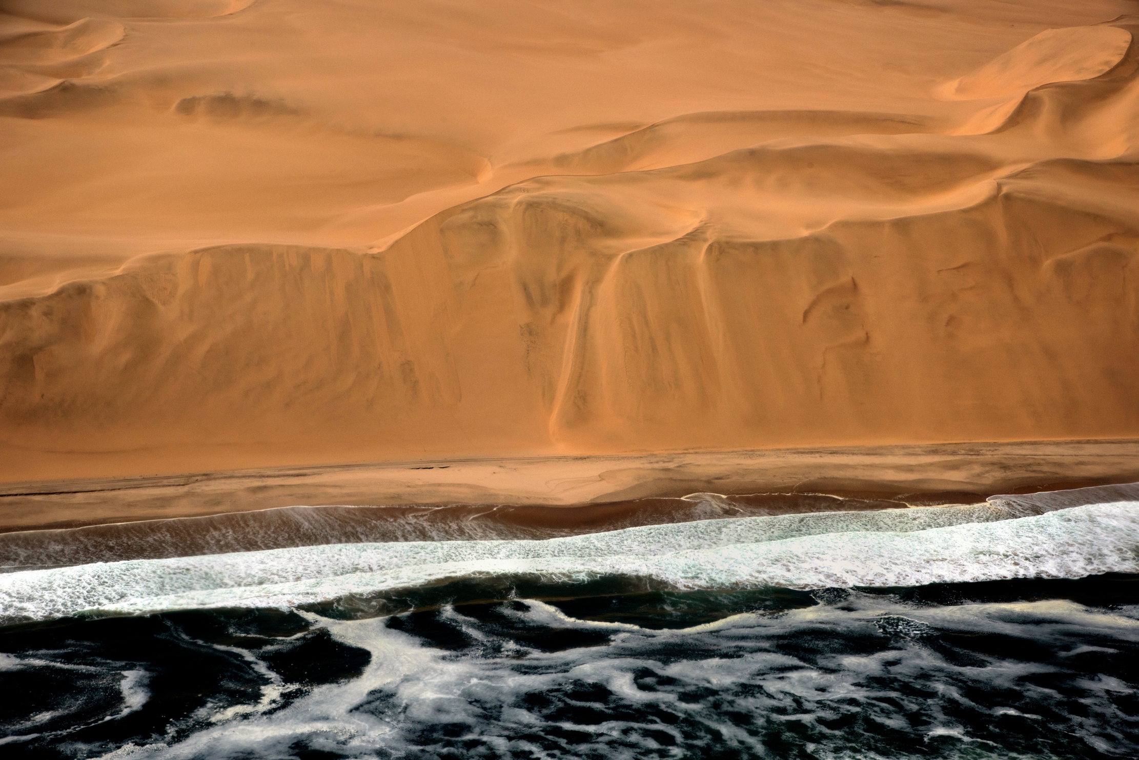 Deserto del Namib - Veduta aerea dells Skeleton Coast