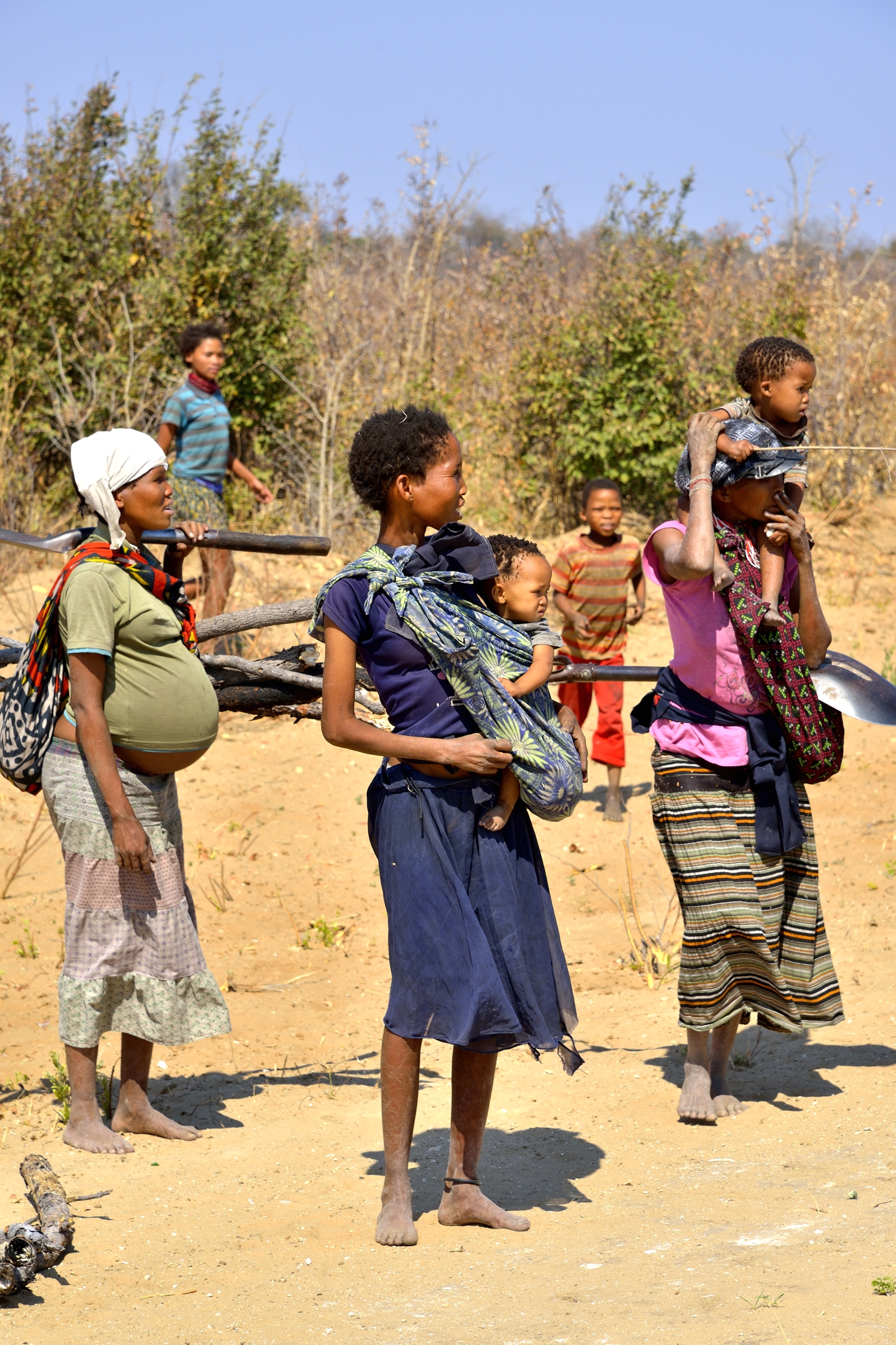 Bushmanland - Donne e bambini Boscimani