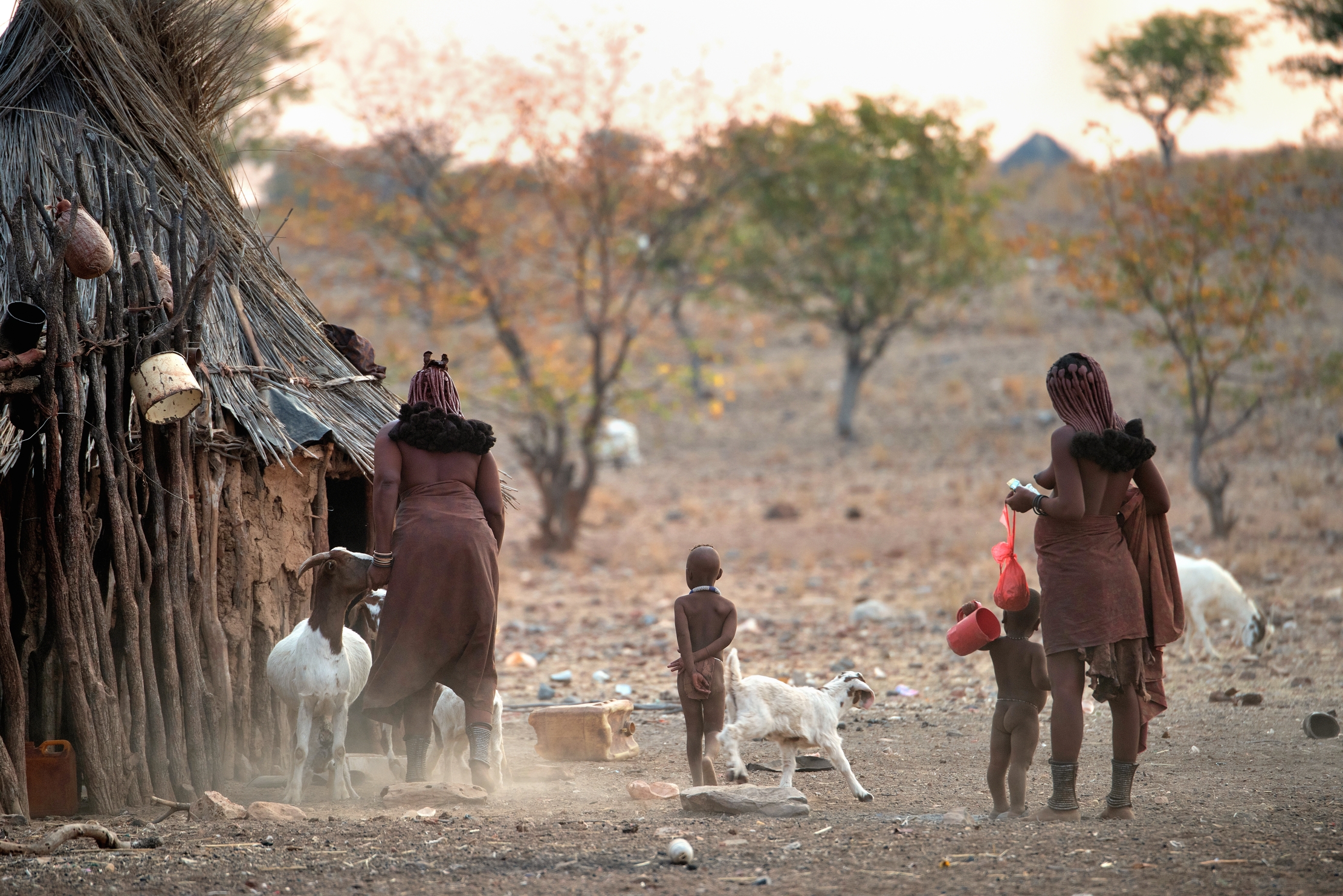 Ovamboland  - Villaggio  Himba