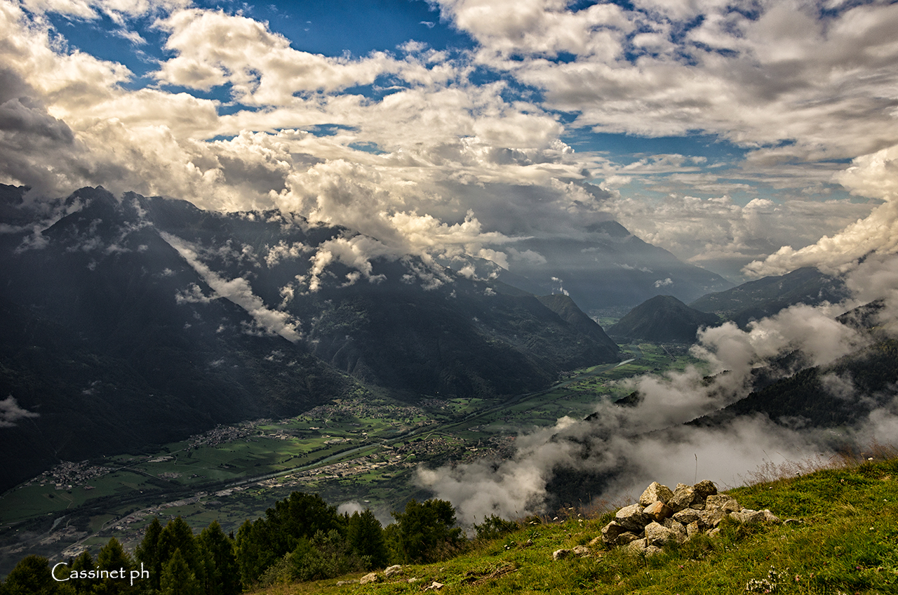 Una valle tra le nuvole...