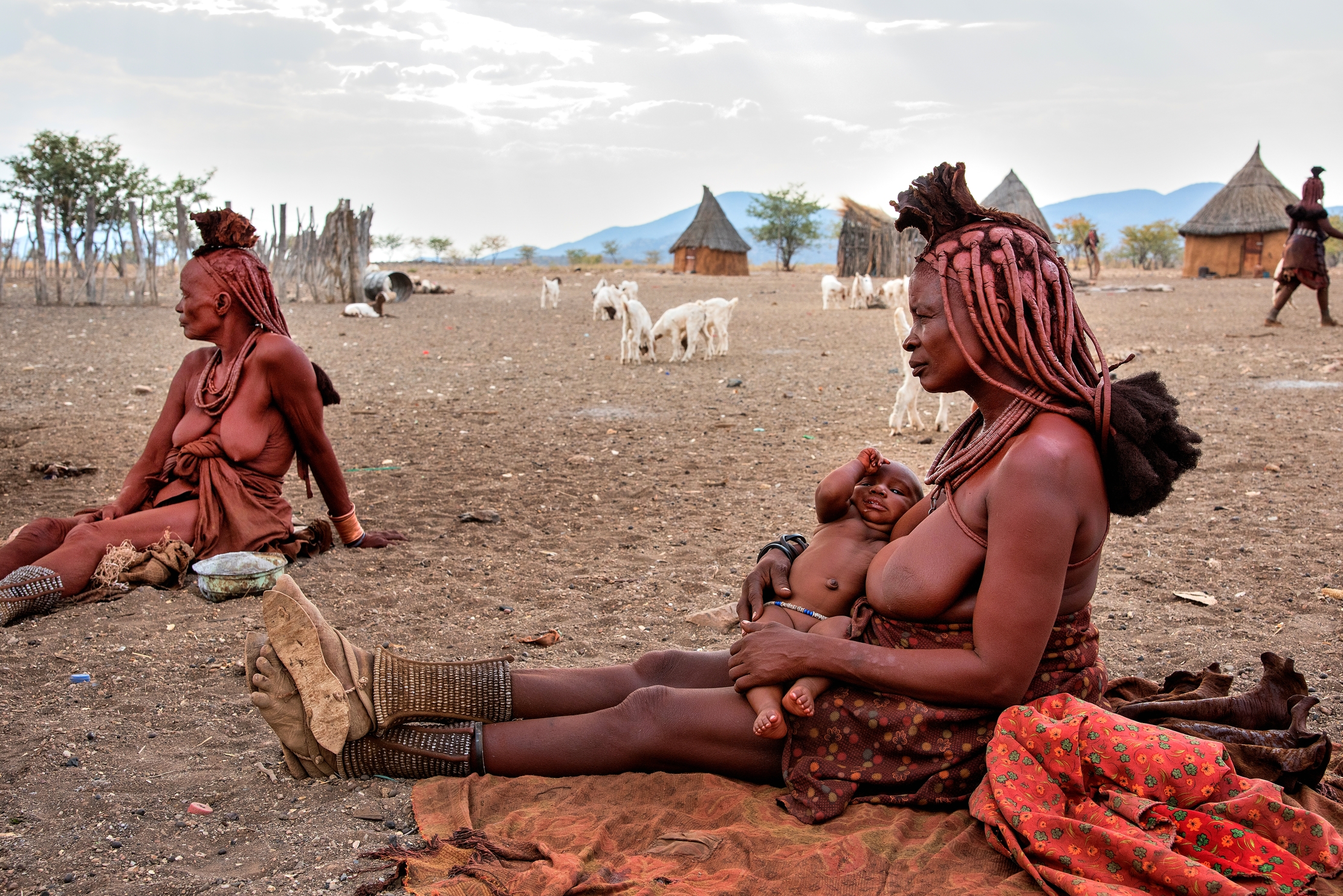 Ovamboland - Nel villaggio Himba