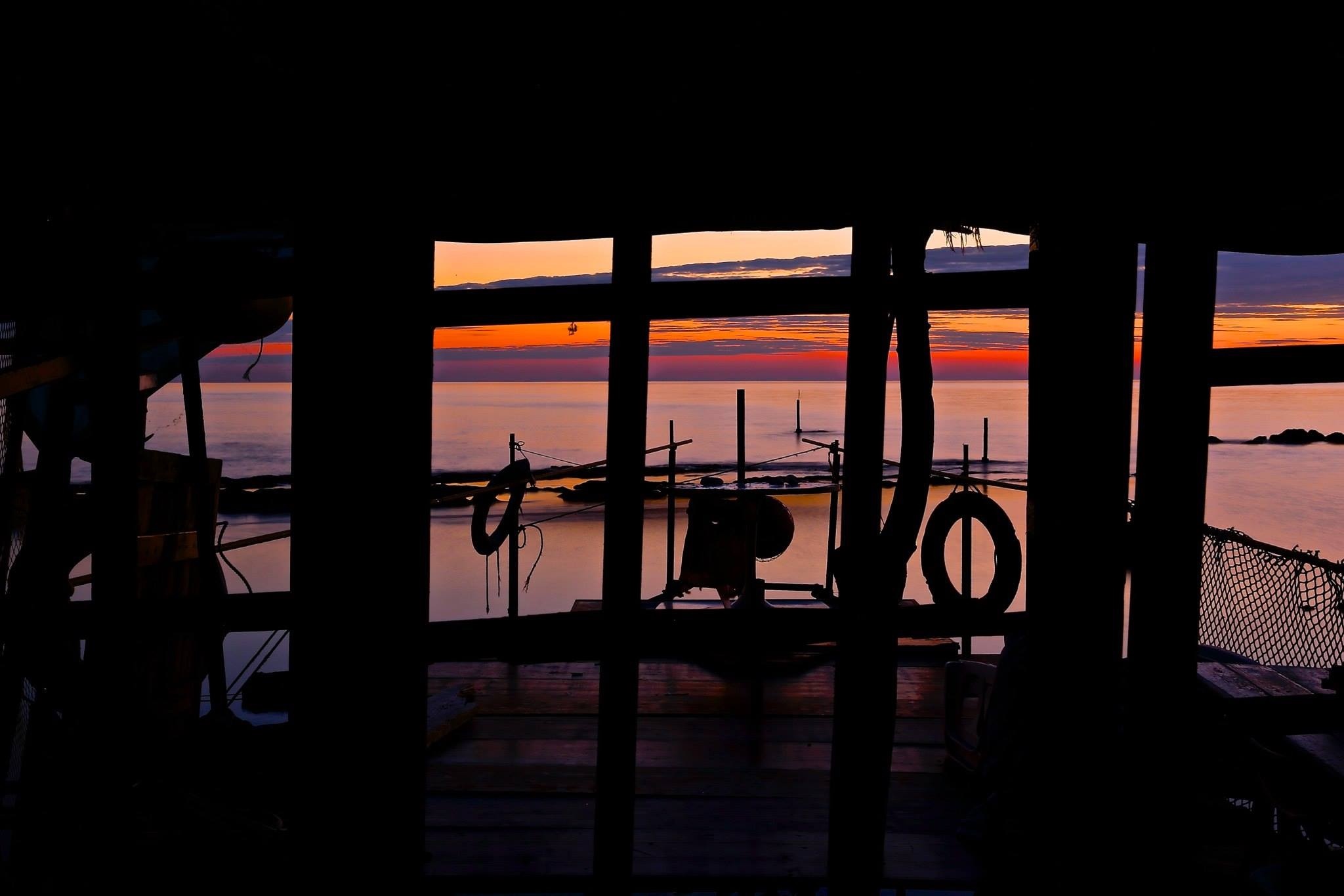 Alba dal molo dei pescatori