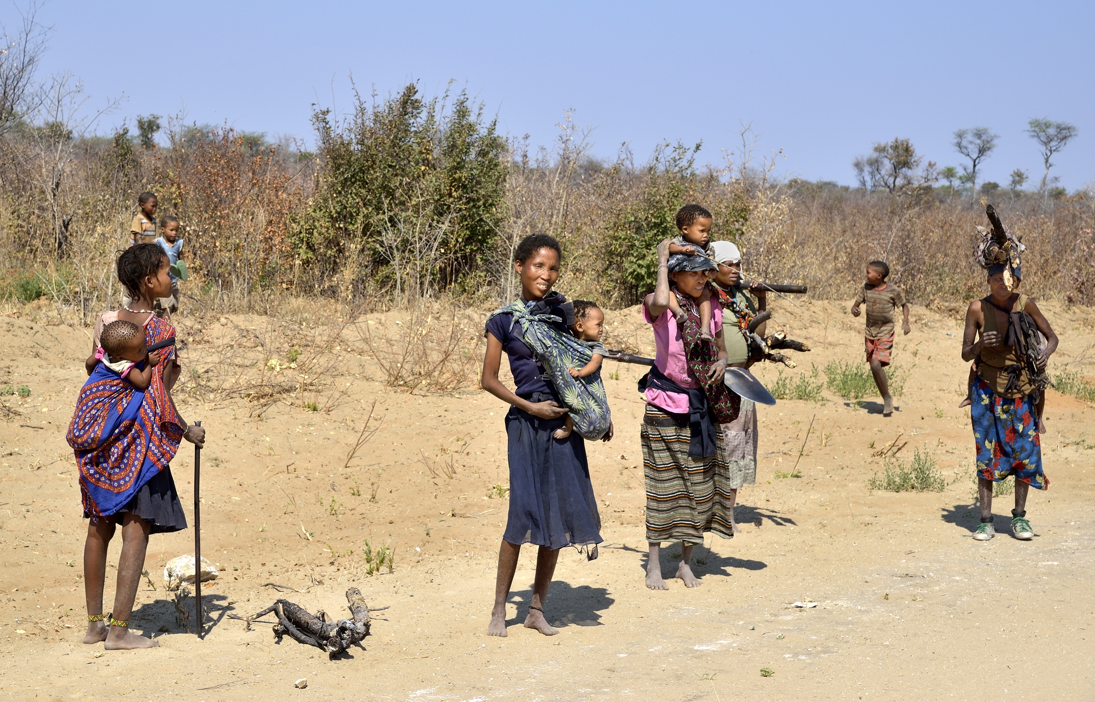 Bushmanland - Donne e bambini Boscimani