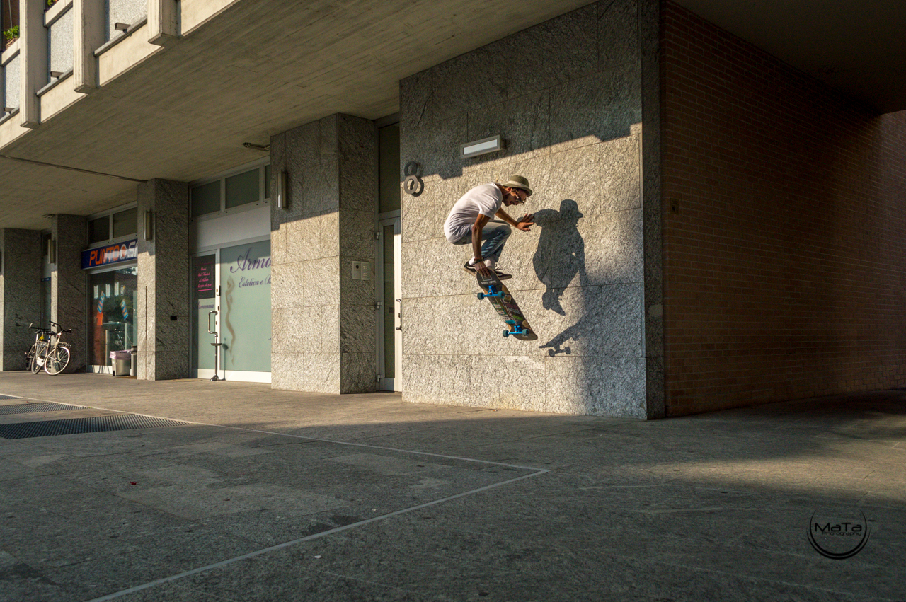 Longboard off the wall