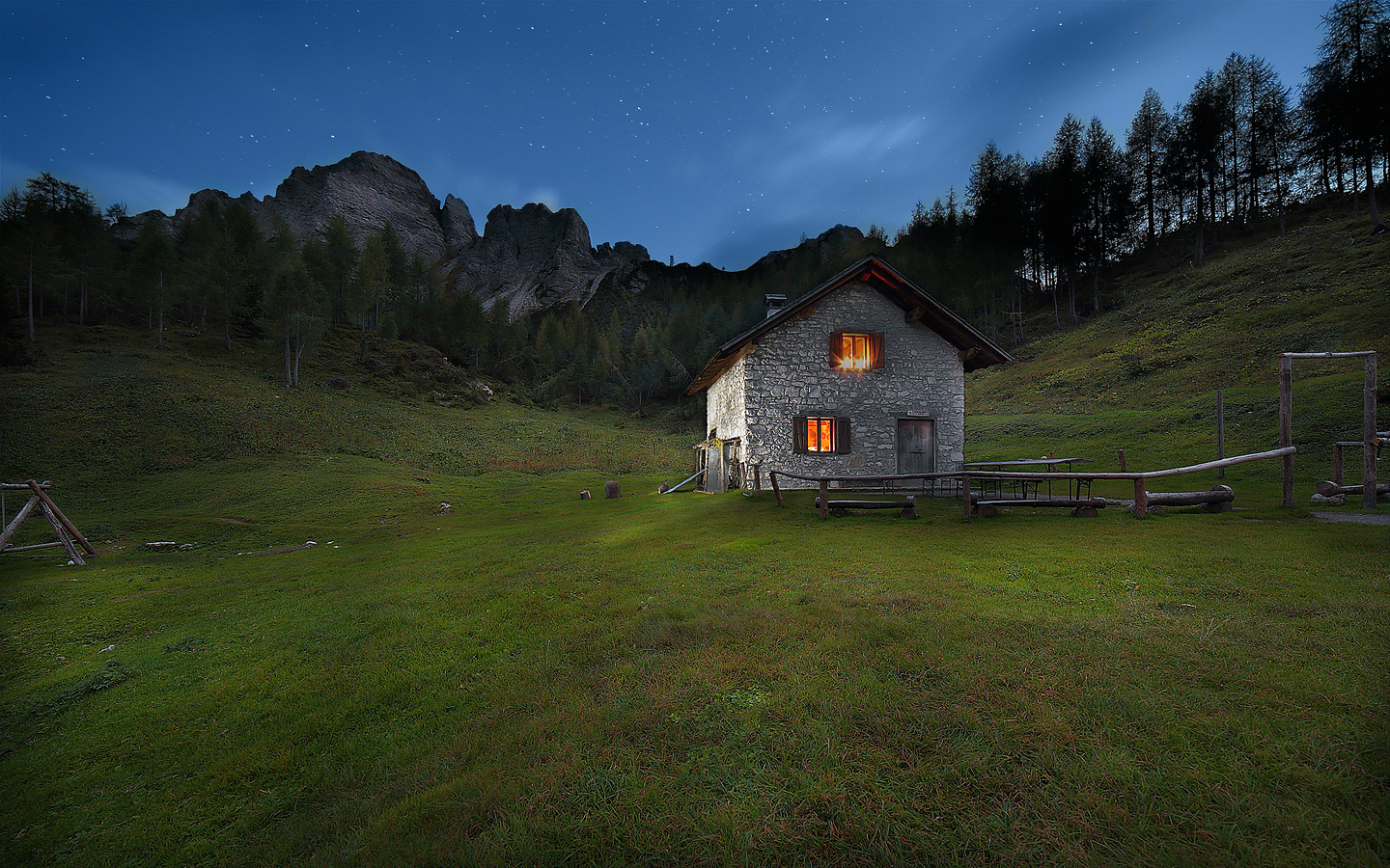 quasi notte - Casera Valbinon