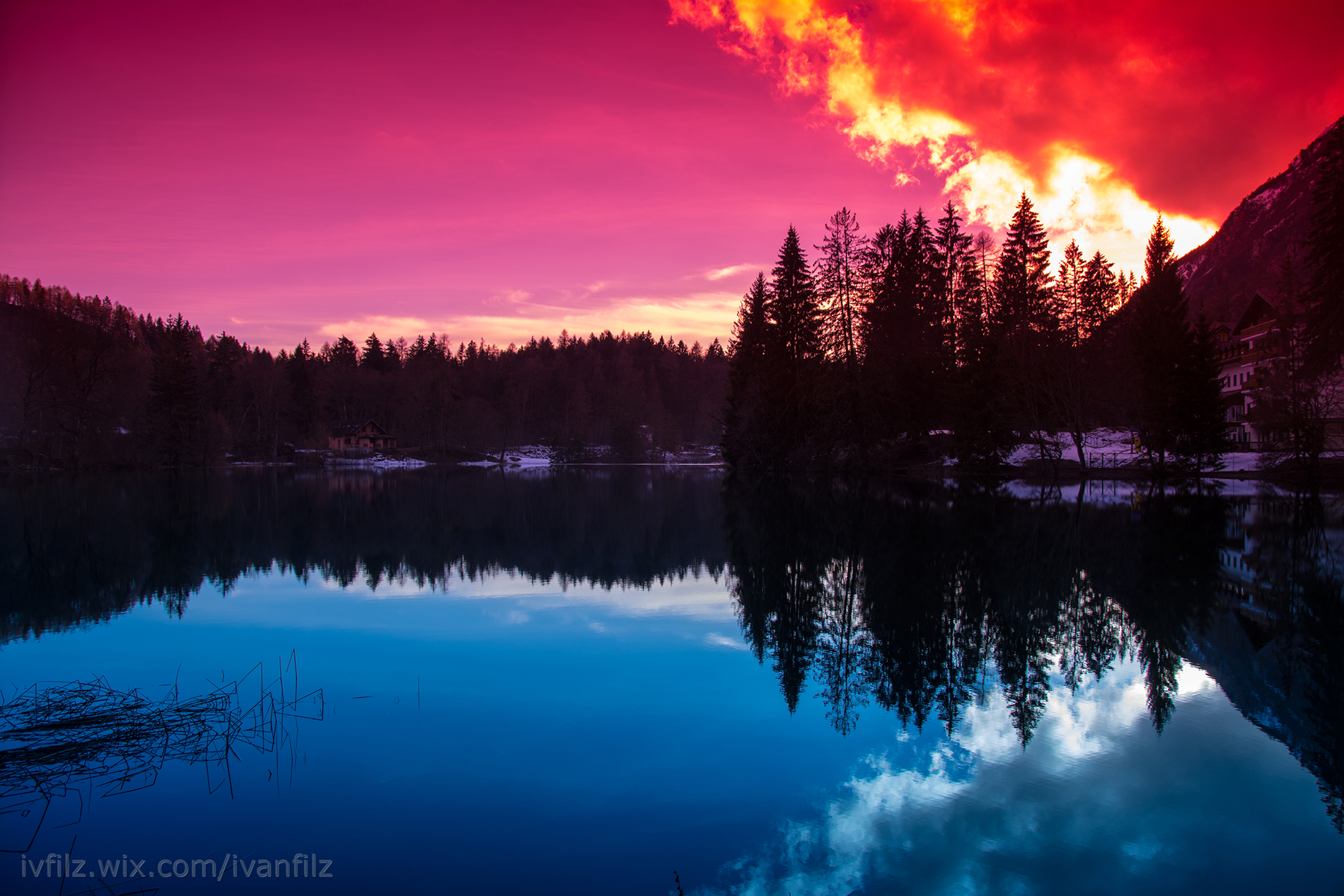 Tramonto Lago di Cei