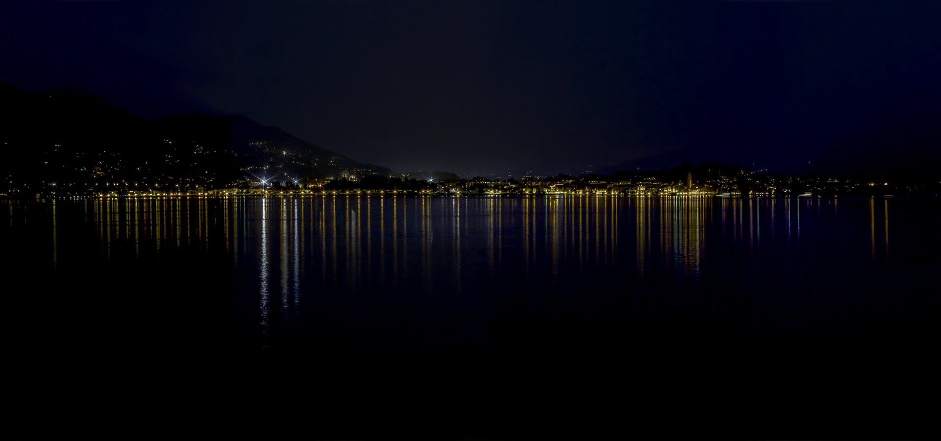 Verbania by night