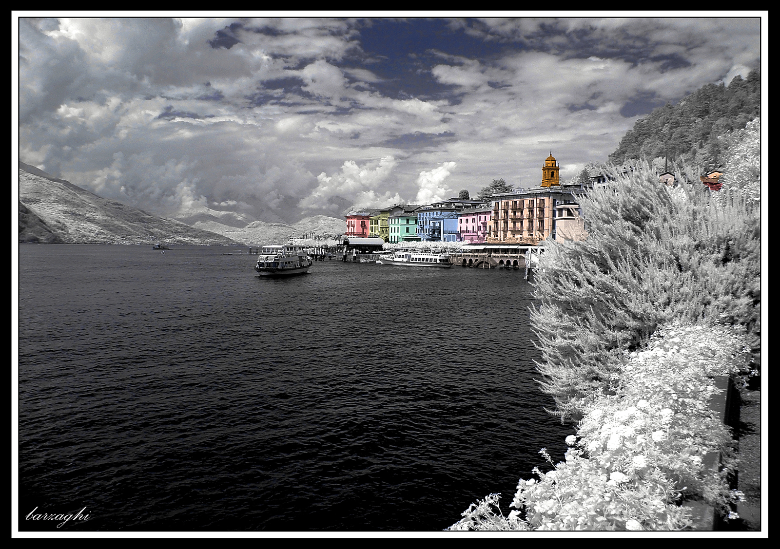 Bellagio in infrared