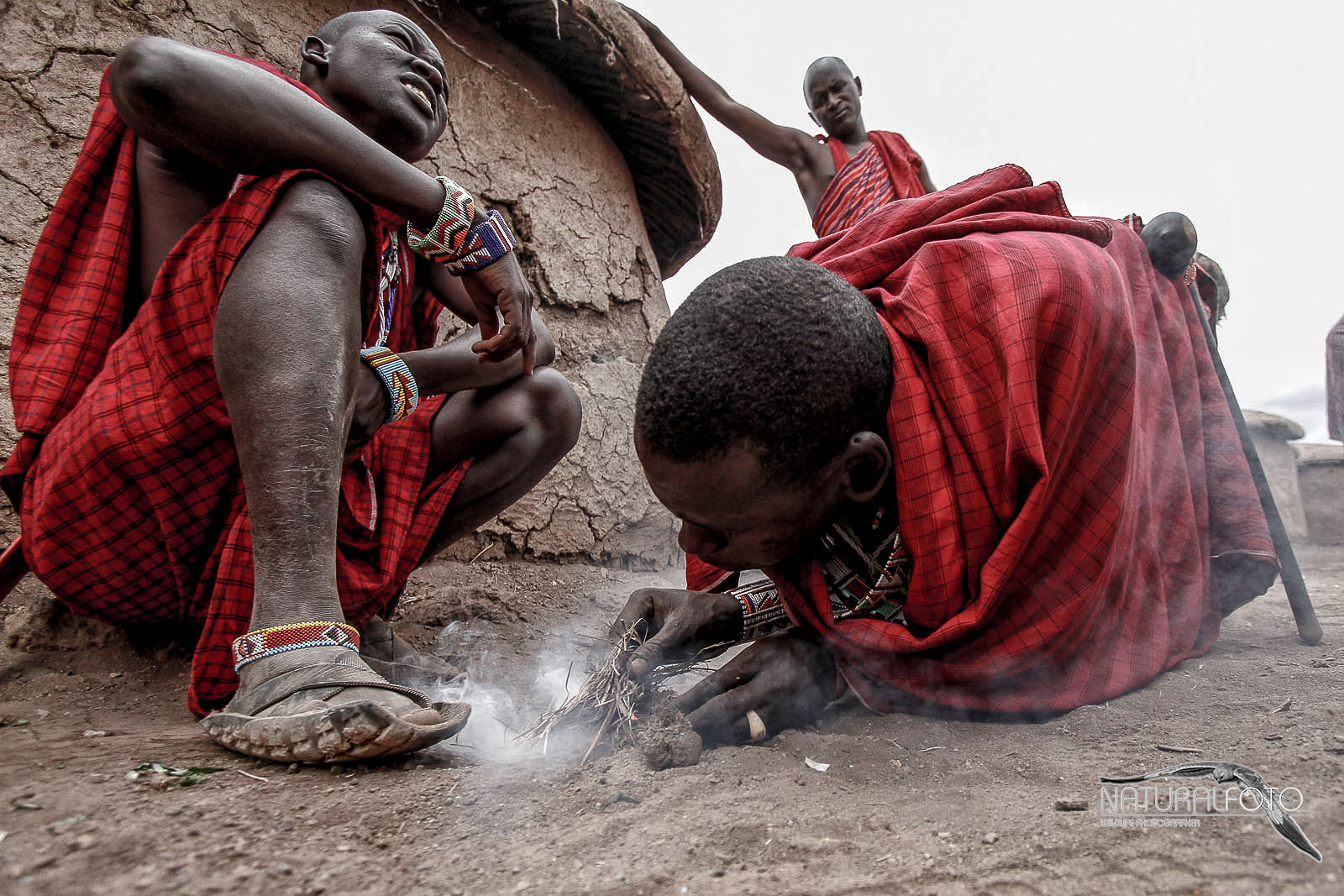 The fire, the traditional method