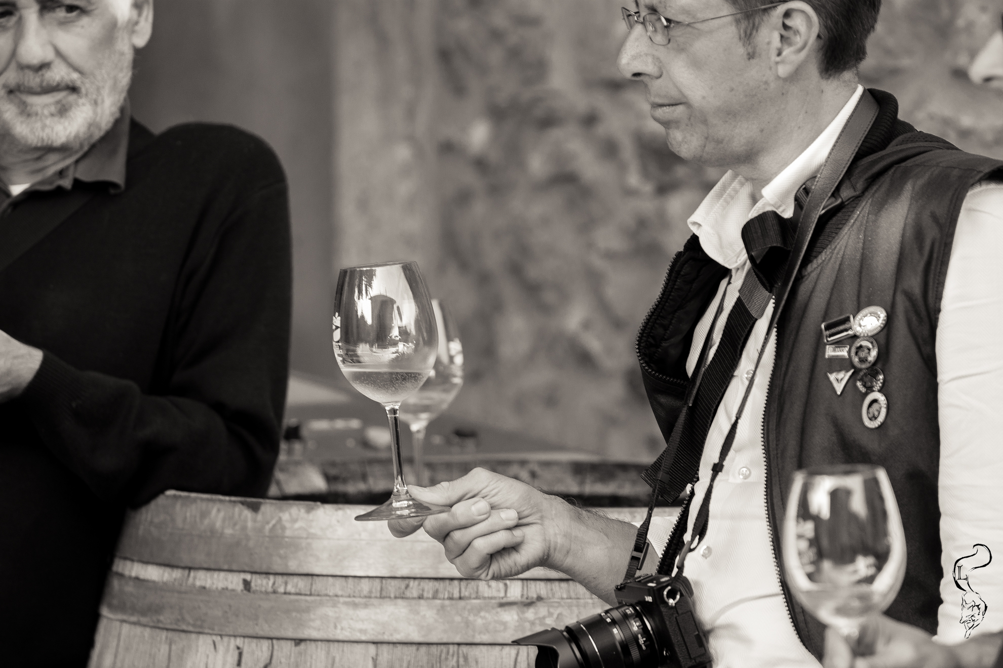 Ci vuole stile anche solo per reggerlo un calice....