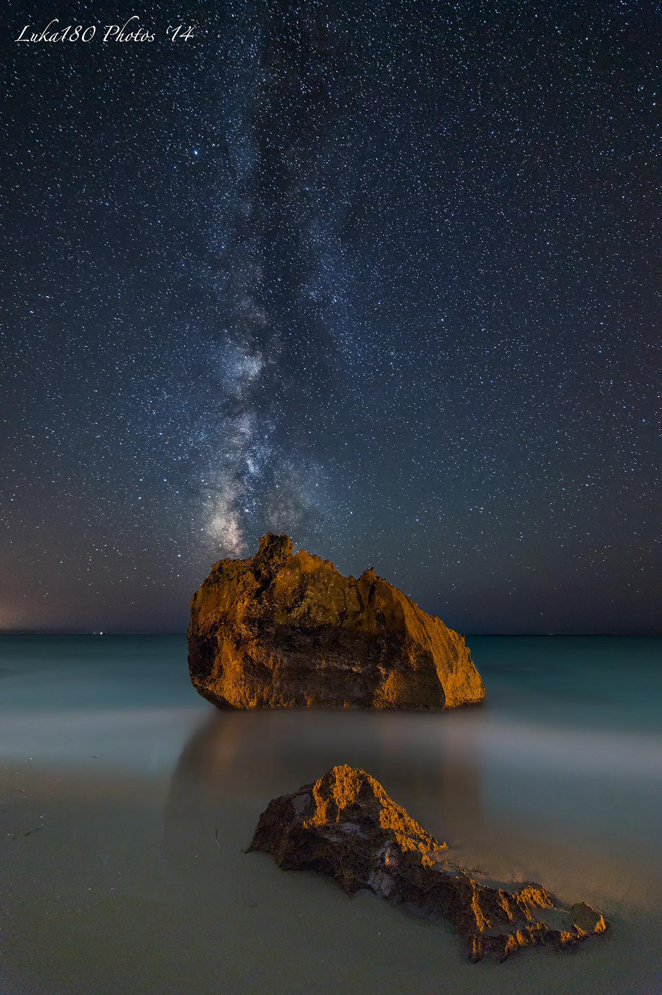 Milkyway in the rocks