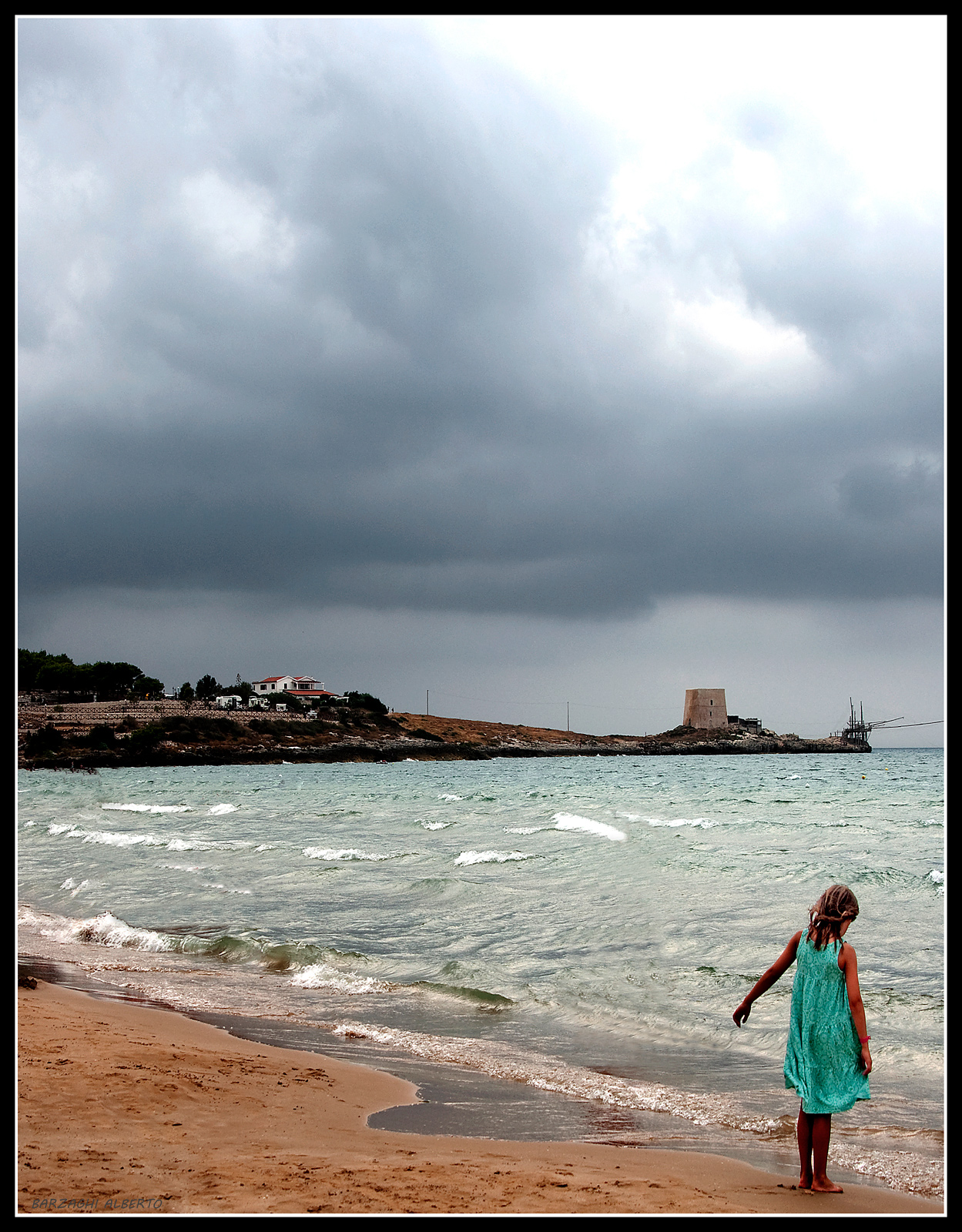 il mare e la bambina