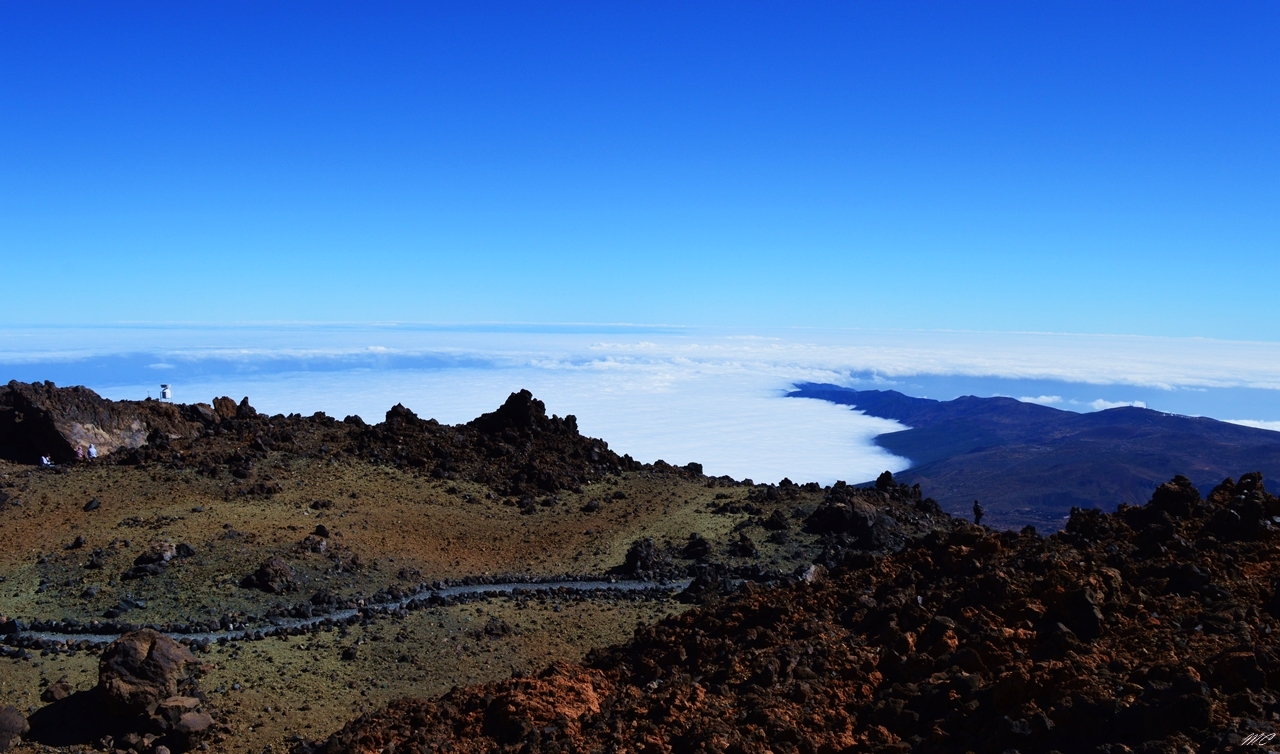 From the summit of Teide